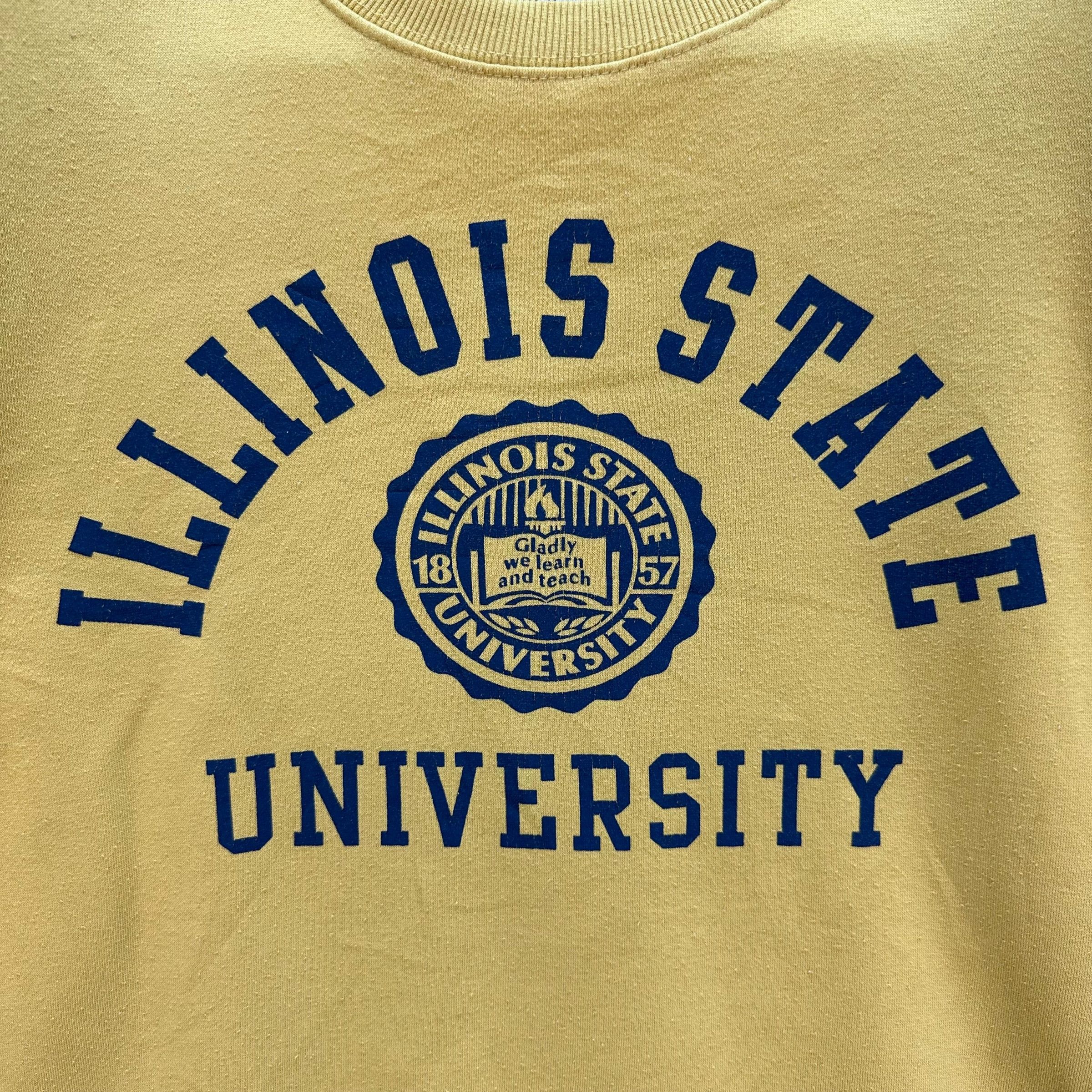 Vintage ILLINOIS STATE UNIVERSITY Big Logo Sweatshirts #A5-0138 Size US M / EU 48-50 / 2 - 3 Thumbnail
