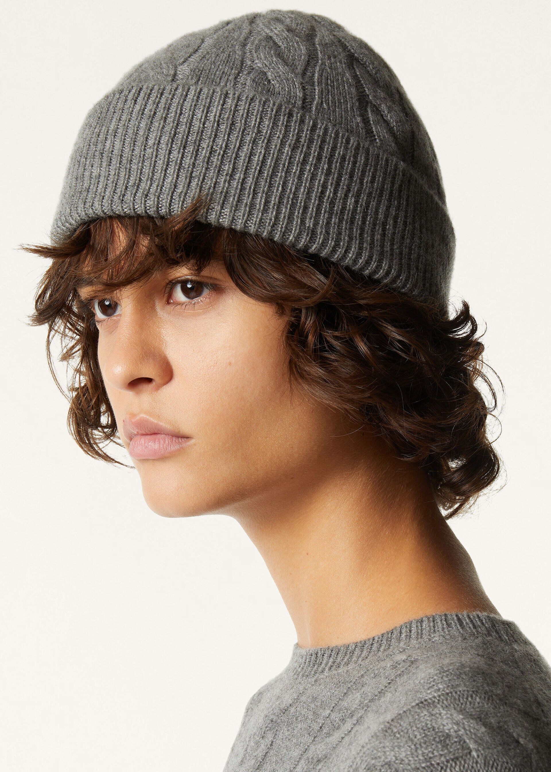 Loro Piana os11x0426 FAQ6425 Size: OS / Cedar Beanie Hat / Cap Glacier Size ONE SIZE - 4 Thumbnail