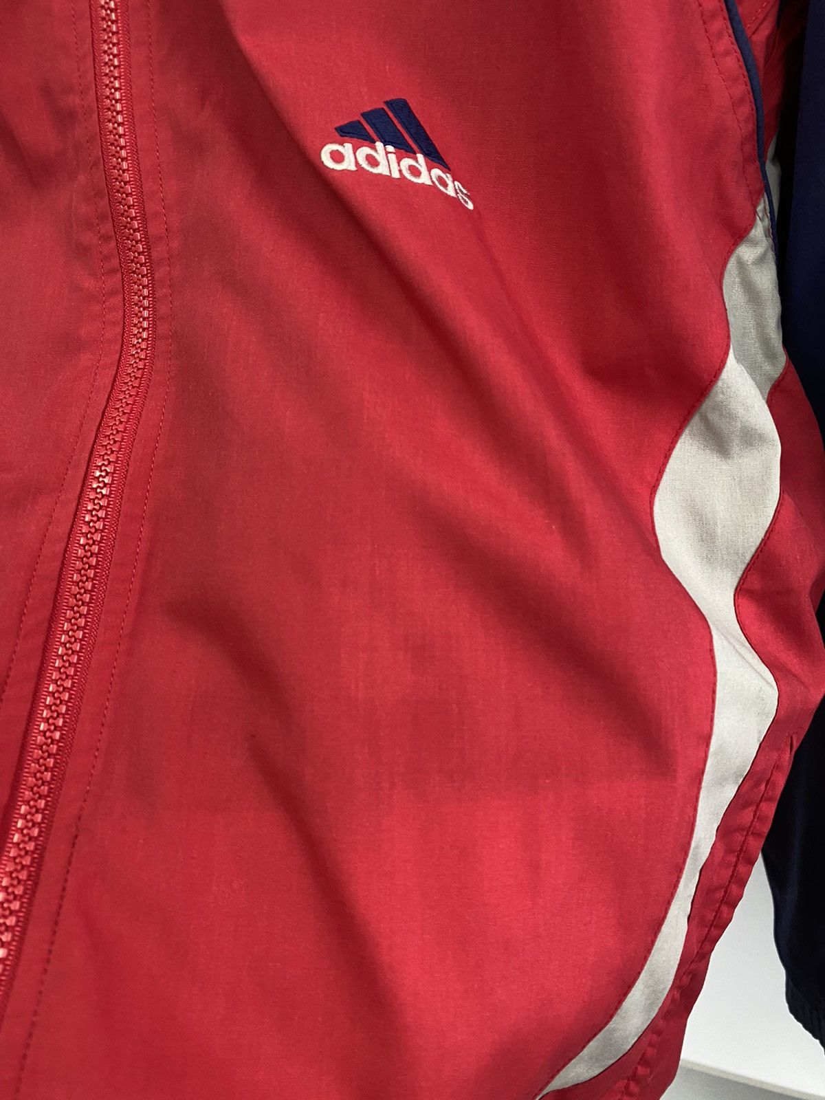 Adidas × Vintage Vintage Adidas Red 90s Style Track Jacket Size US M / EU 48-50 / 2 - 10 Thumbnail