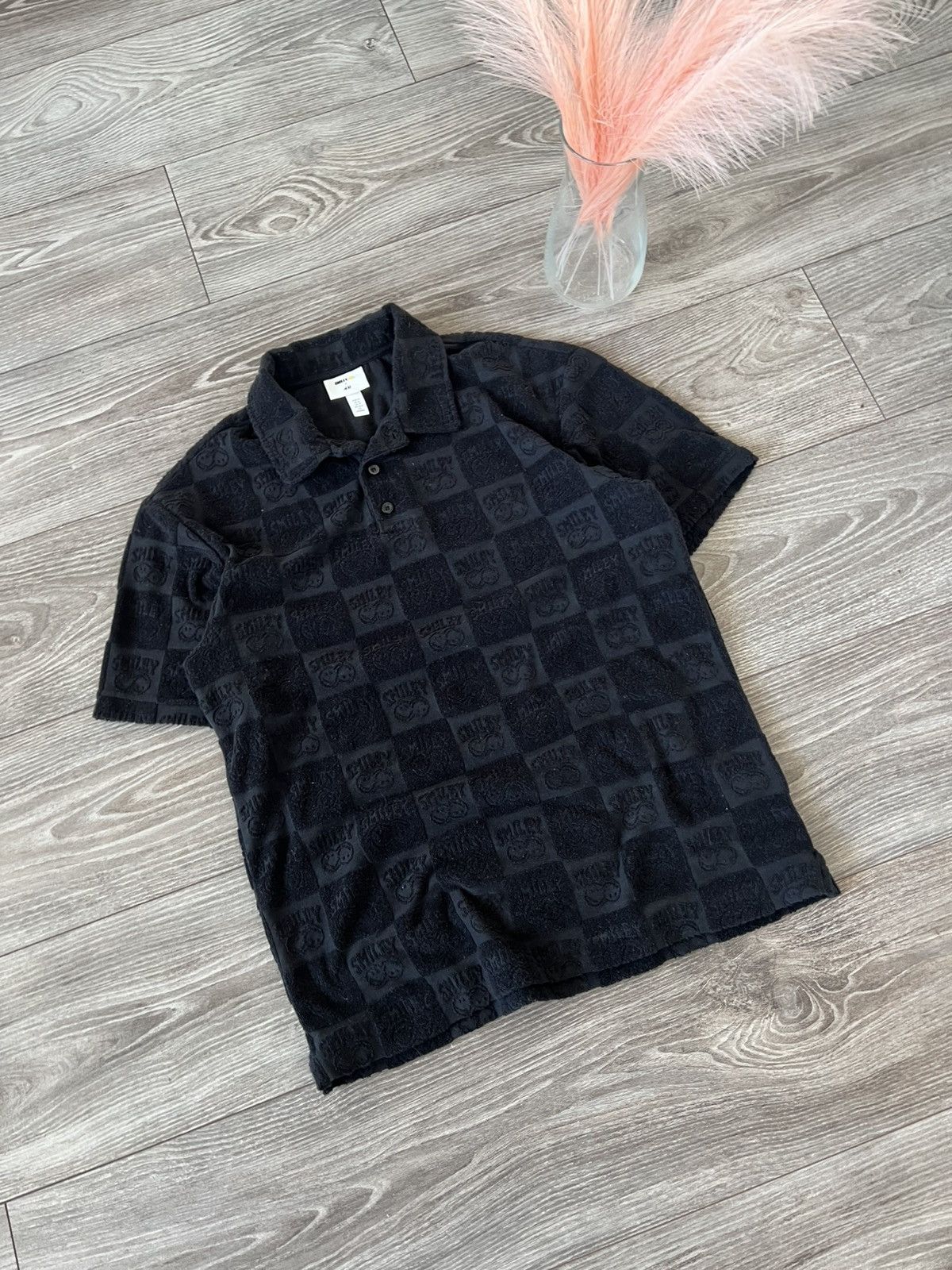 H&M × Other H&M x Smile Mens Textured Polo Shirt Tee‼️ Size US S / EU 44-46 / 1 - 7 Thumbnail