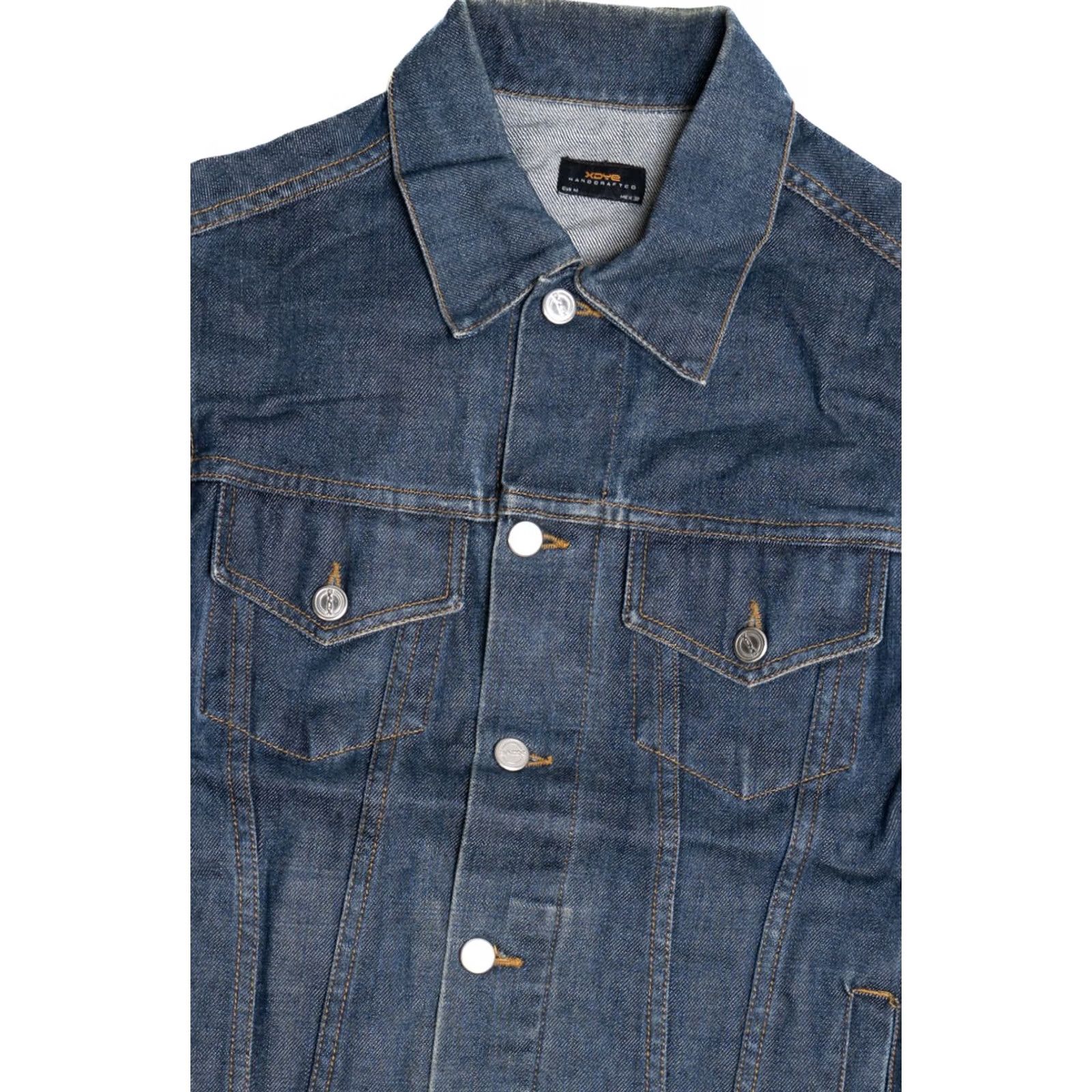 Denime VINTAGE Harley Davidson Open Road Back Patch Denim Jacket Shirt Mens Medium Blue Cotton XDye 2010s/Back Patch/Flames Size US M / EU 48-50 / 2 - 4 Thumbnail