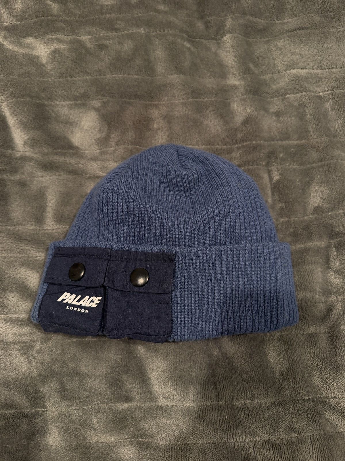 Palace Palace Reflecto Running Beanie Blue L/XL | Grailed