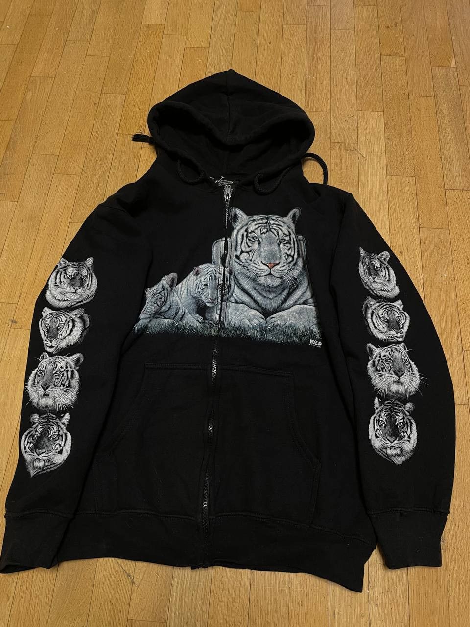 Other 90s Vintage Wild Zip Hoodie with Tiger Size L / US 10 / IT 46 - 5 Thumbnail
