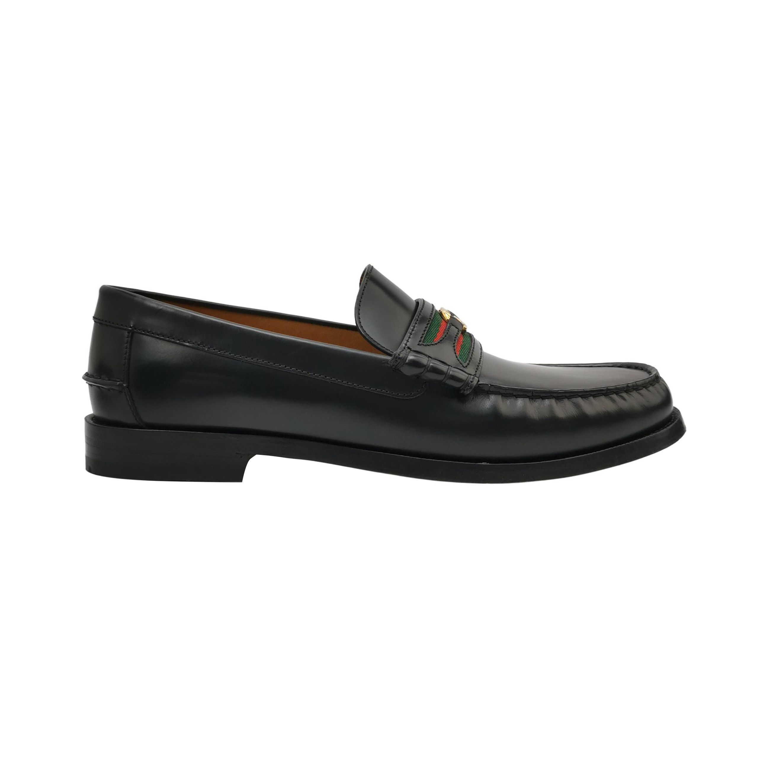 Gucci Gucci Web Stripe Interlocking G Loafers Size 44.5 Size US 11 / EU 44 - 1 Thumbnail