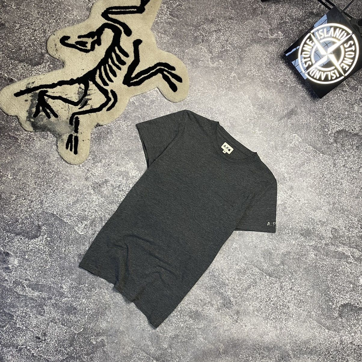 A.P.C. Men’s Carhartt x APC small logo designer luxury tee Size US S / EU 44-46 / 1 - 1 Thumbnail