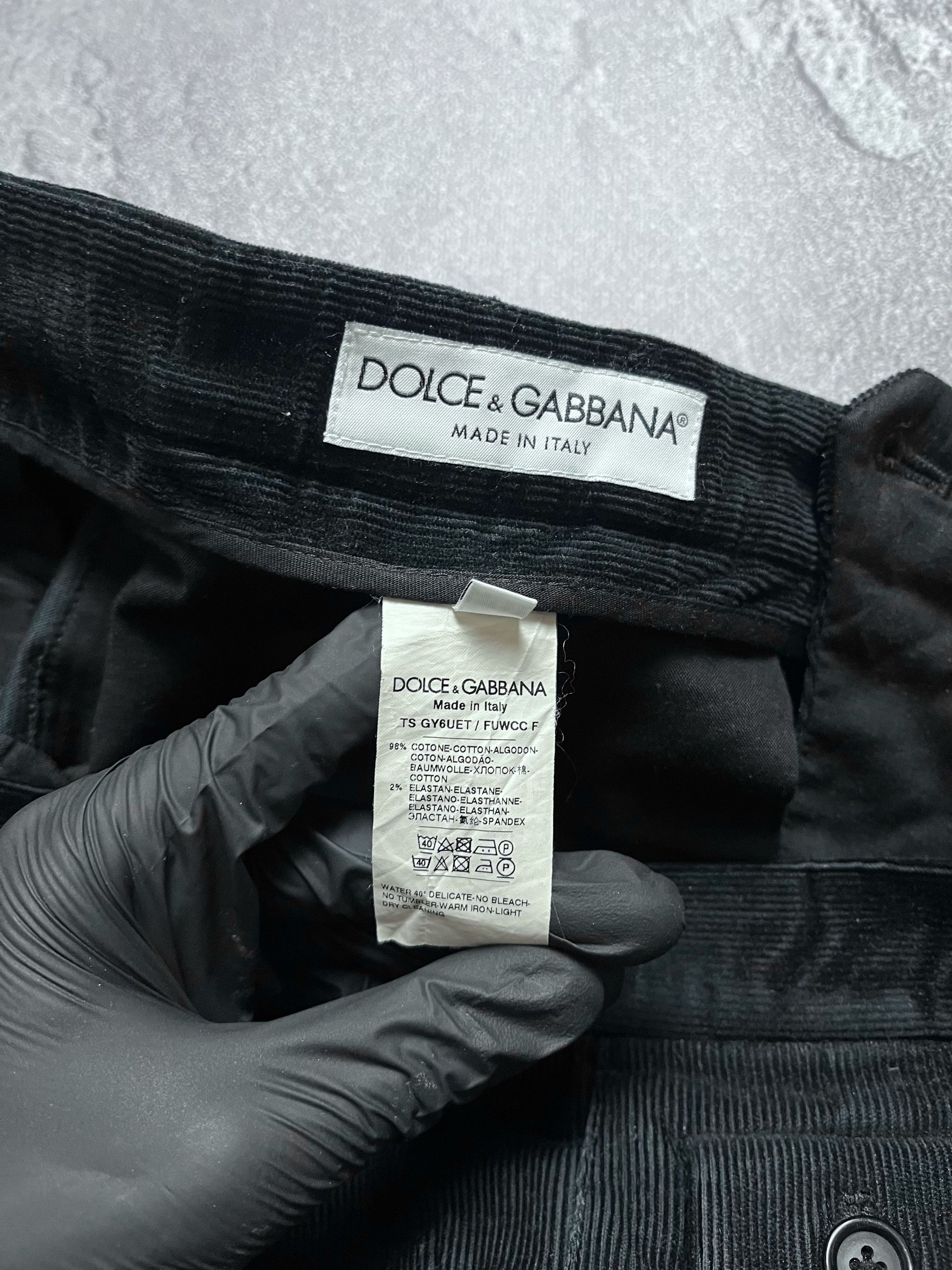 Dolce & Gabbana Vintage Corduroy Pants Dolce Gabbana Old Money Mens XL Size US 34 / EU 50 - 8 Thumbnail