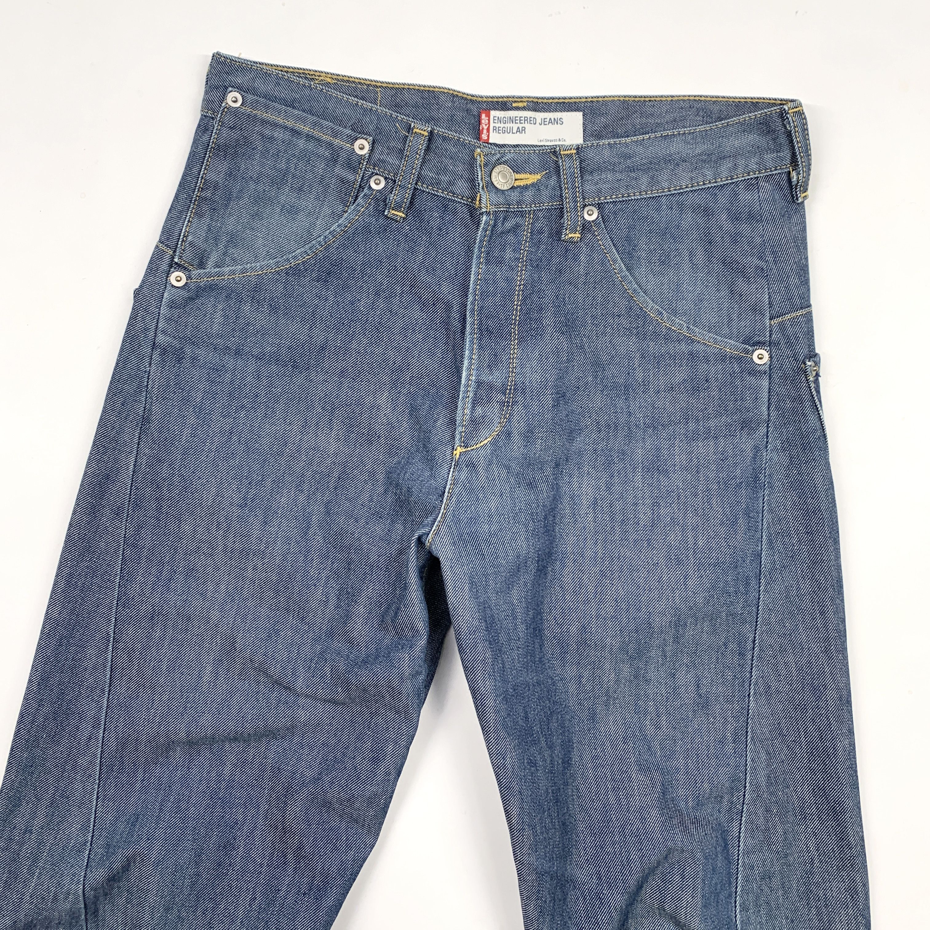 Levi's Engineered 00's Regular Denim Jeans Size US 31 - 3 Thumbnail