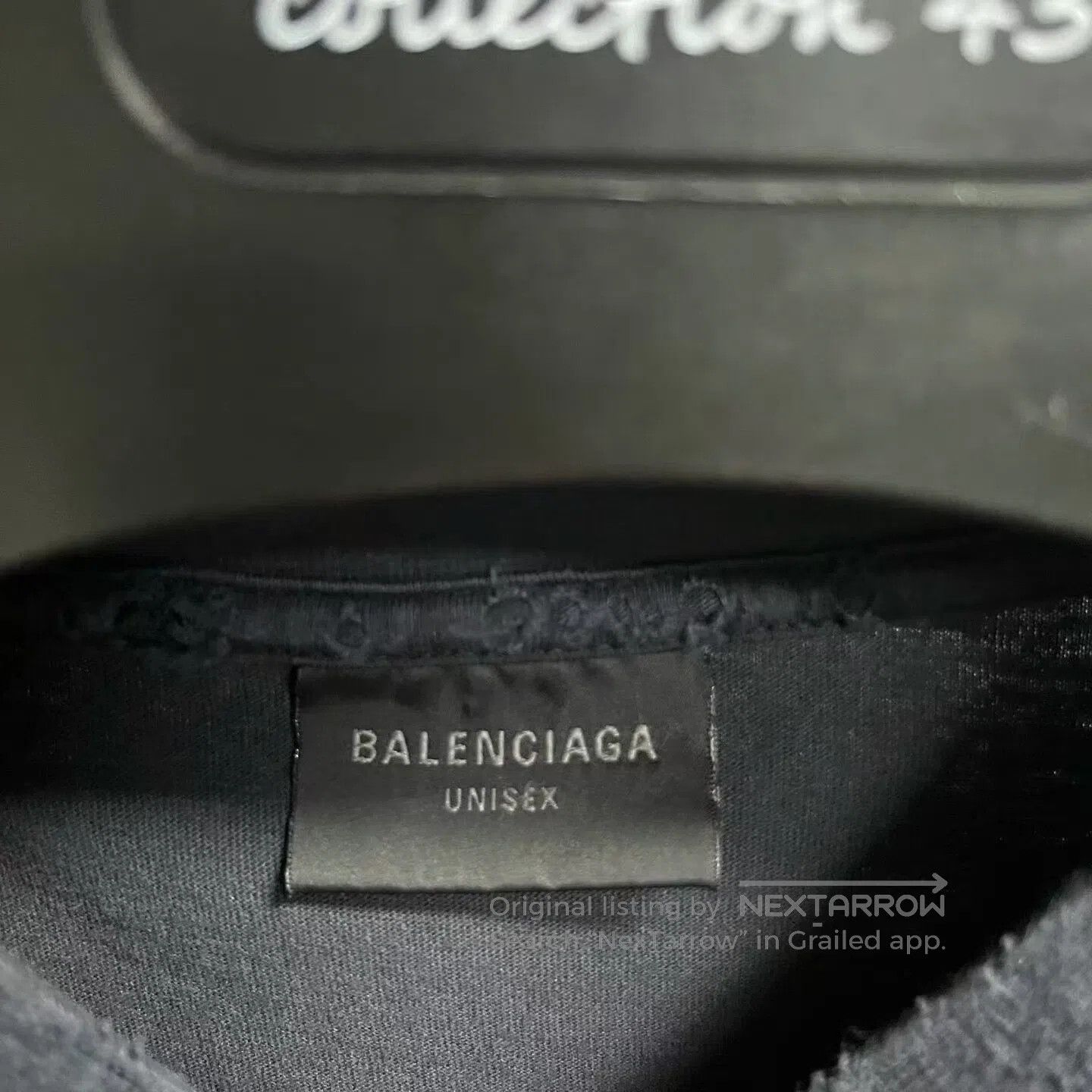Balenciaga Balenciaga Logo-print retro plain-knit short-sleeve T-shir Size US XS / EU 42 / 0 - 2 Thumbnail