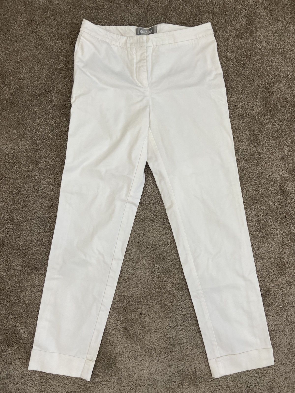 Max Mara Max Mara Blend Cropped Pants Size 28" / US 6 / IT 42 - 1 Thumbnail