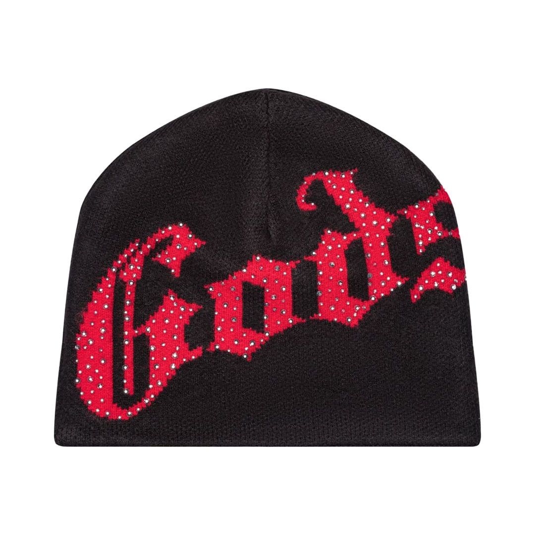 Godspeed Studded Beanie Black Red Size ONE SIZE - 1 Thumbnail