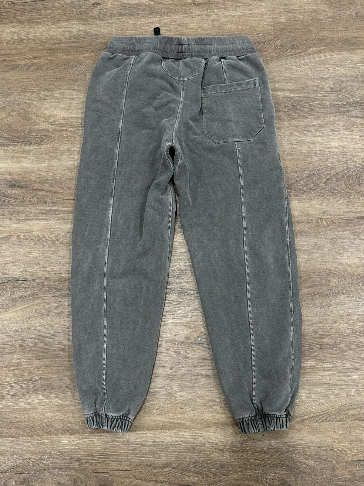 Cole Buxton Cole Buxton Washed Heavyweight Warm-Up Sweatpants - Grey Size US 34 / EU 50 - 2 Thumbnail