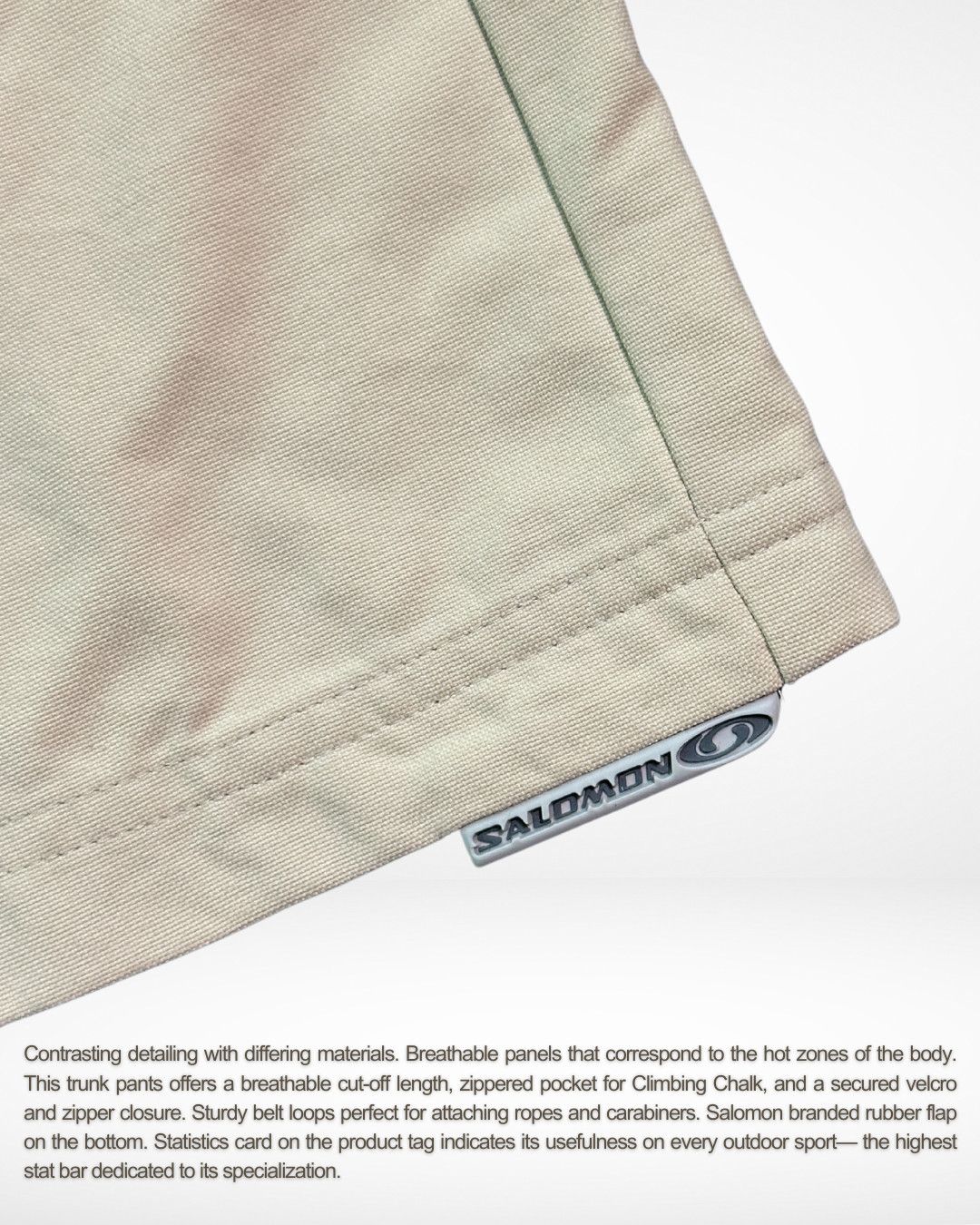 Salomon × Vintage Experimental F/W 2004 Second Skin Morphine Climbing Trunk Size US 34 / EU 50 - 2 Thumbnail