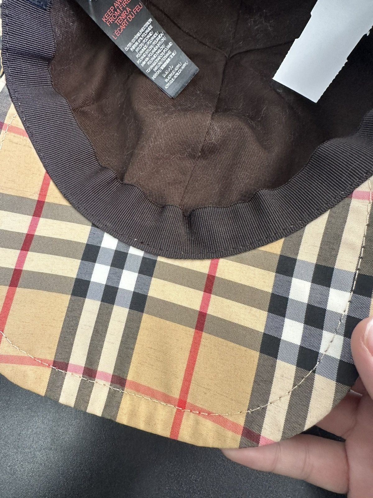 Burberry BURBERRY NOVA CHECK SNAPBACK HAT Size ONE SIZE - 4 Thumbnail