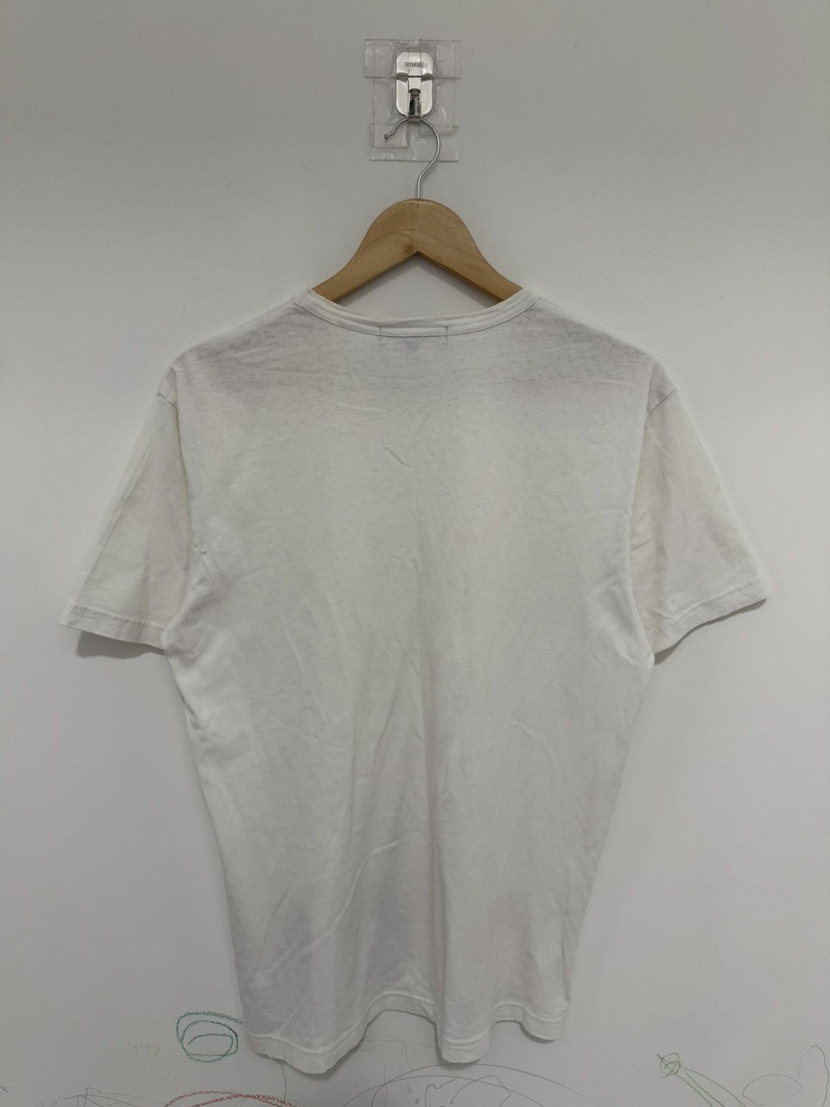 Comme des Garcons Homme Vintage Comme Des Garcons Homme White Pocket Tee Shirt Size US L / EU 52-54 / 3 - 2 Thumbnail