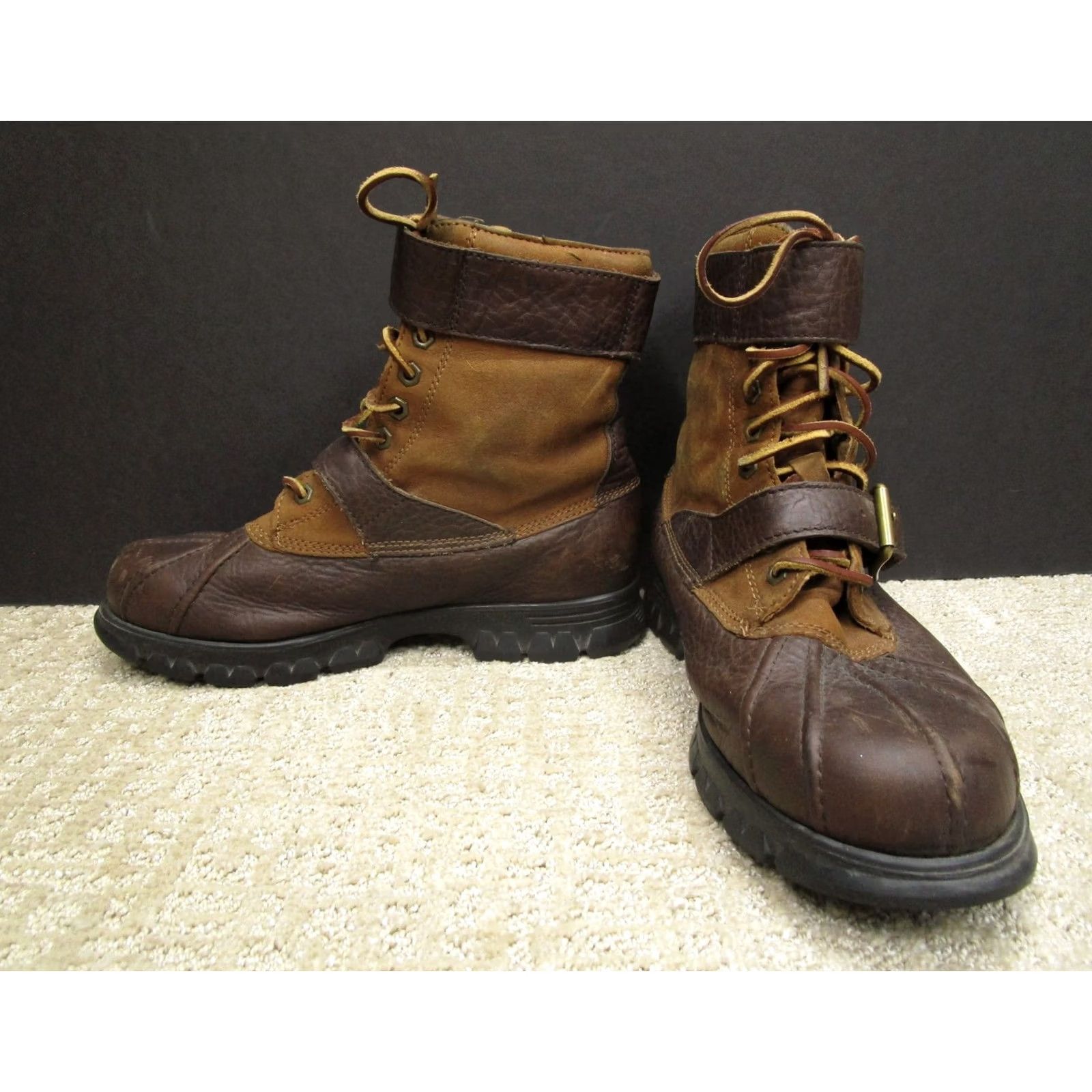 Polo Ralph Lauren Polo Ralph Lauren Boots Mens Size 8D Brown Leather Buckle DRAX-BO-WBT Outdoor Boots Mens 8D Brown Leather Buckle DRAX-BO-WBT Outdoor Size US M / EU 48-50 / 2 - 3 Thumbnail