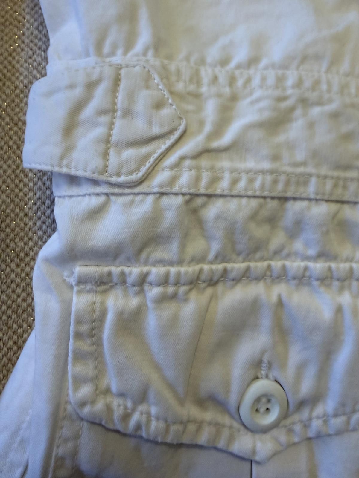Mason's Mason's Woman Rites White Utility Jacket Size 44 Size L / US 10 / IT 46 - 5 Thumbnail