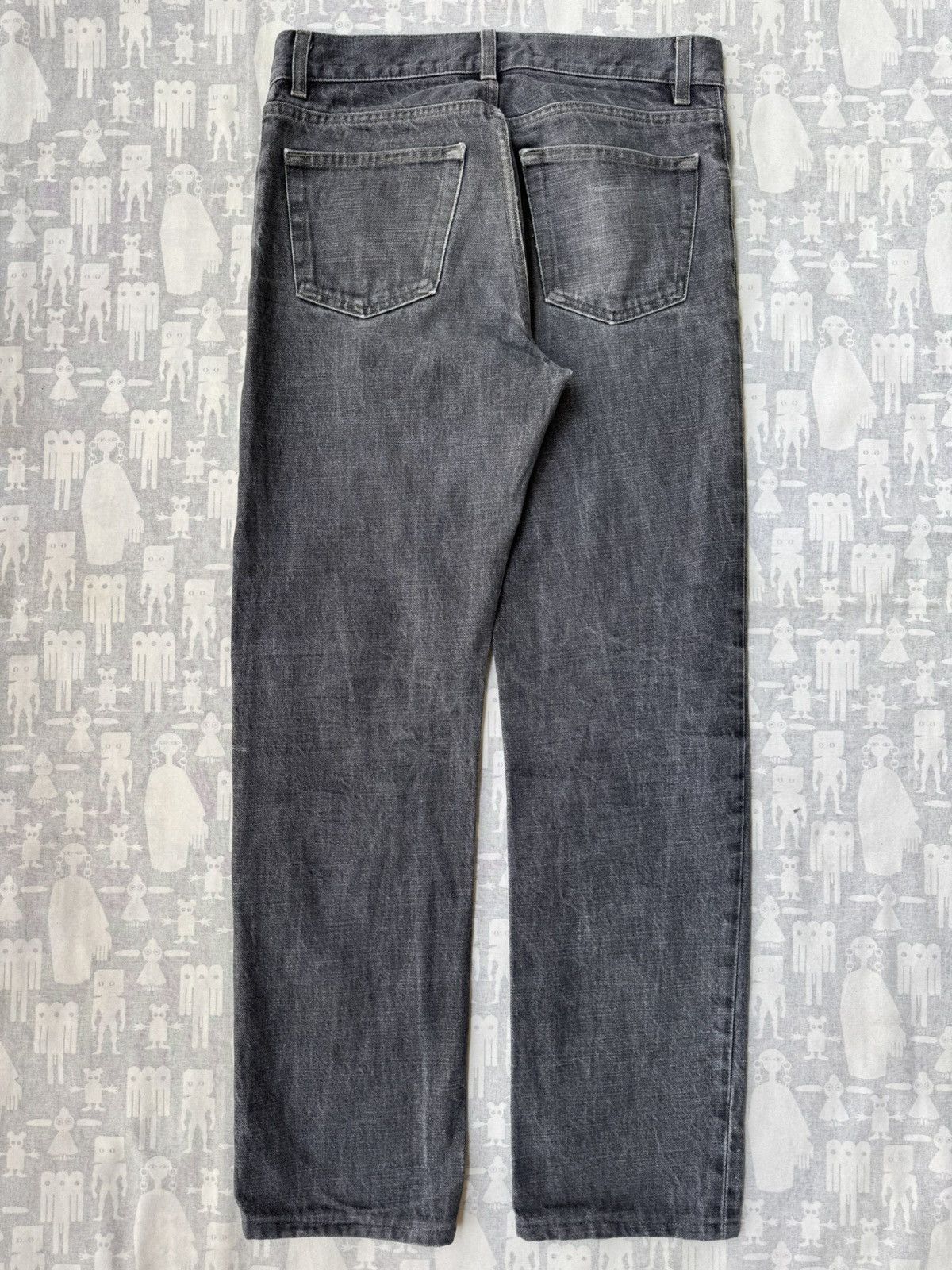 Helmut Lang Helmut Lang 2000's Raw Denim Grey Classic Cut Jeans Size US 30 / EU 46 - 5 Thumbnail