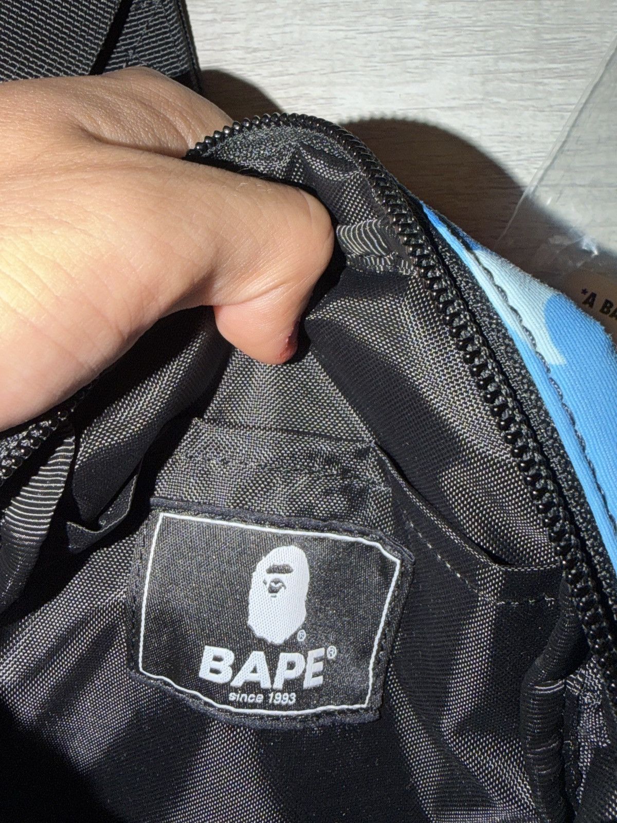 Bape Bape Bag Camo Blue Size ONE SIZE - 4 Thumbnail