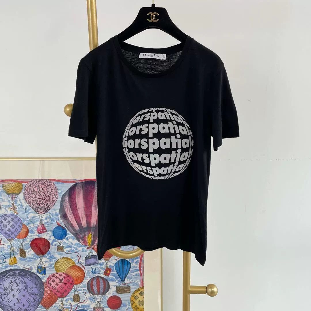 Dior Christian Dior Black Letter Print T-shirt Size US XS / EU 42 / 0 - 1 Thumbnail