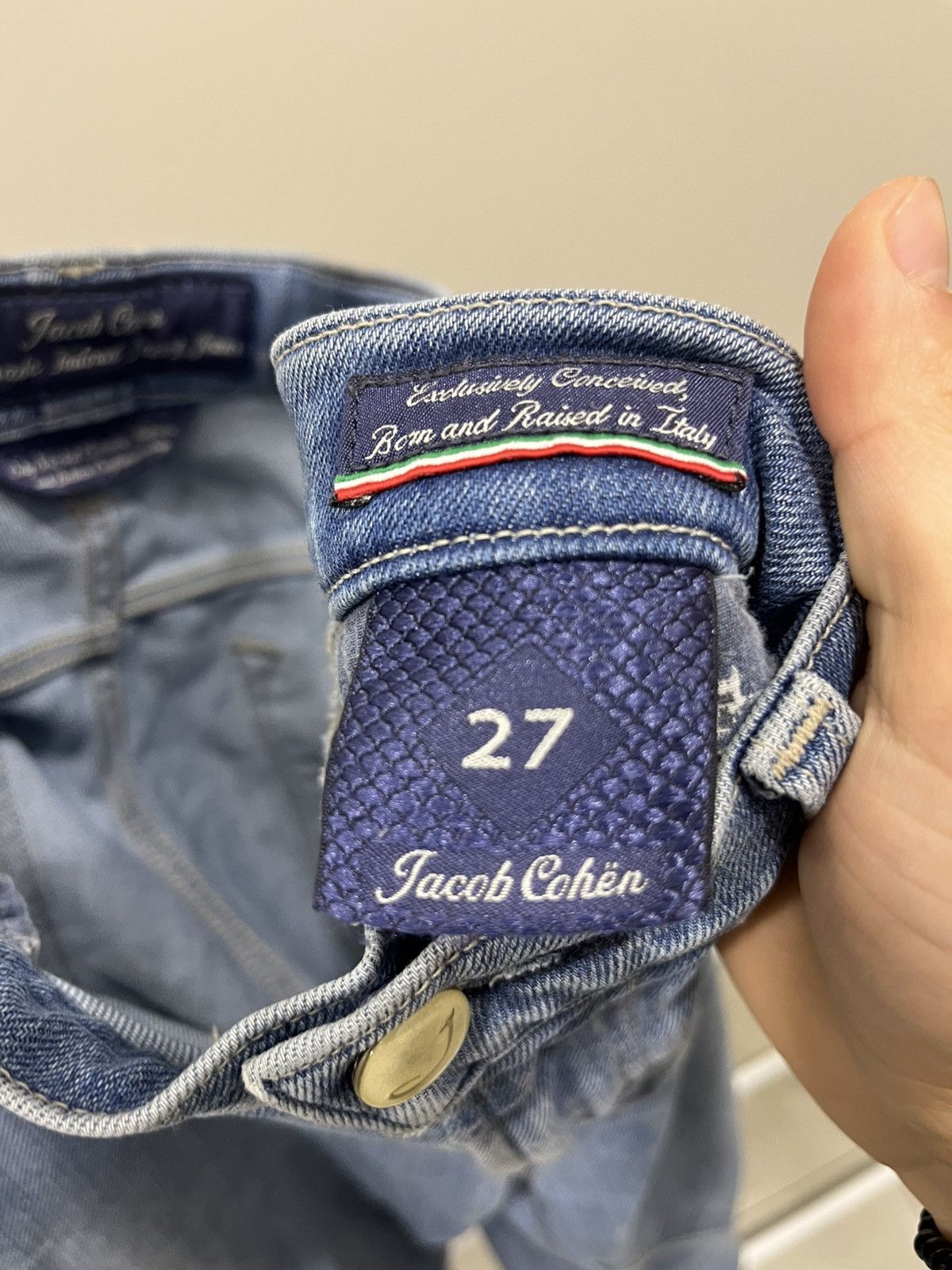 Jacob Cohen Mens jacob cohen made in Italy denim jeans size 27 Size US 27 - 8 Thumbnail