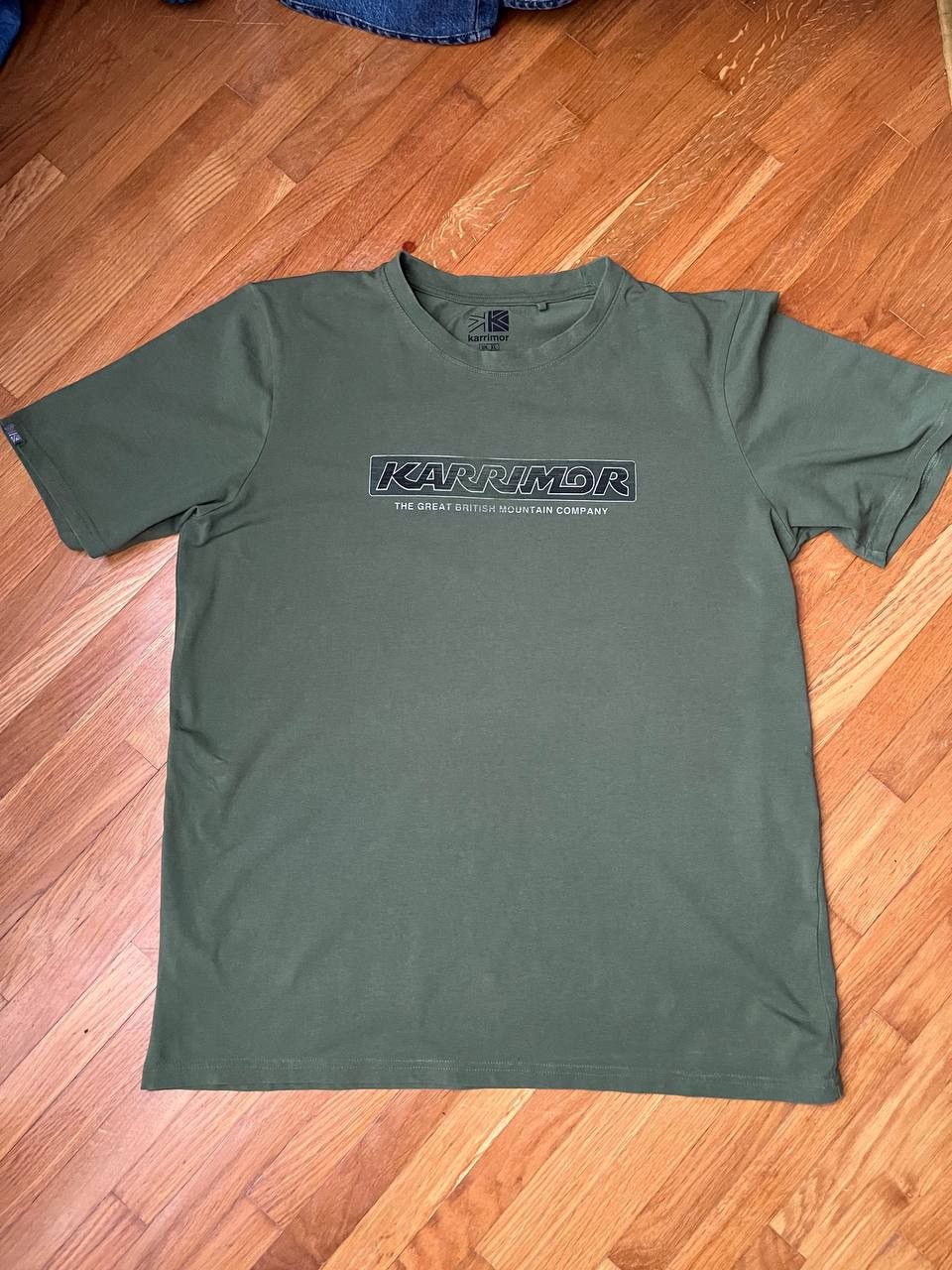 Karrimor Karrimor basic khaki logo tee Size US XL / EU 56 / 4 - 1 Thumbnail