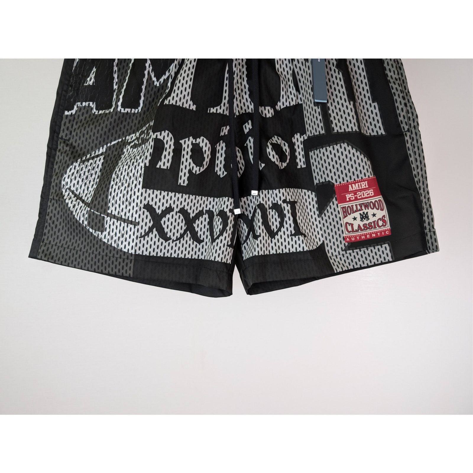 Amiri o1rshd1 Spliced Swim Trunk Shorts in Black Size US 36 / EU 52 - 4 Thumbnail