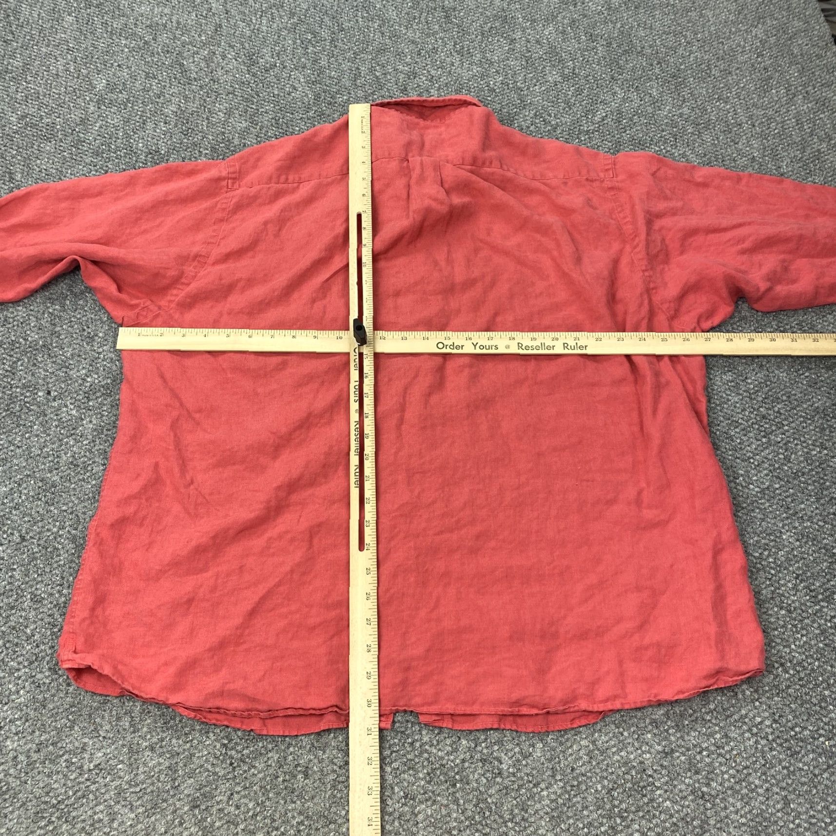 Brooks Brothers Brooks Brothers Men's XL Red Irish Linen Button-Down Shirt Casual Pocket Summer Warm Weather Hong Kong Size US XL / EU 56 / 4 - 5 Thumbnail