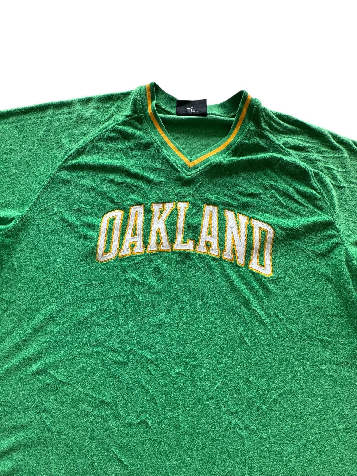 Cooperstown Collection × Nike Retro Nike Cooperstown Oakland Athletic’s Fleece Jersey Size US XXL / EU 58 / 5 - 2 Thumbnail