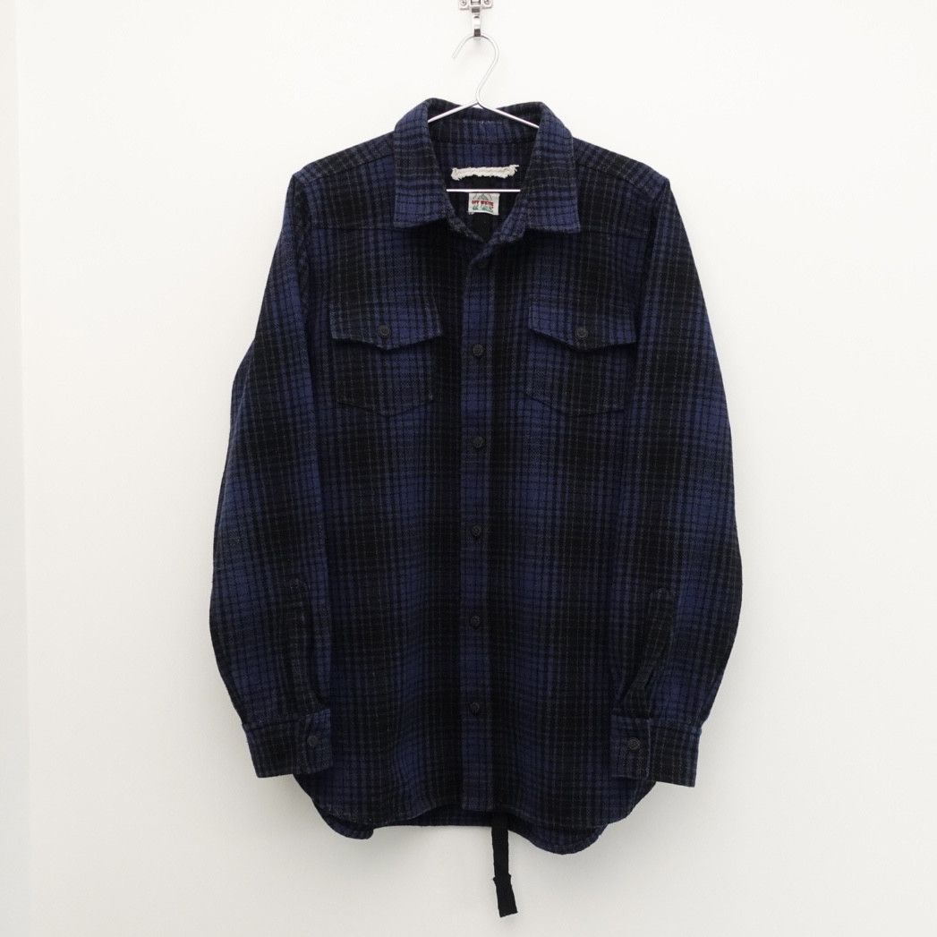 Off-White OFF-WHITE c/o VIRGIL ABLOH Navy Tartan Flannel Size US S / EU 44-46 / 1 - 2 Thumbnail