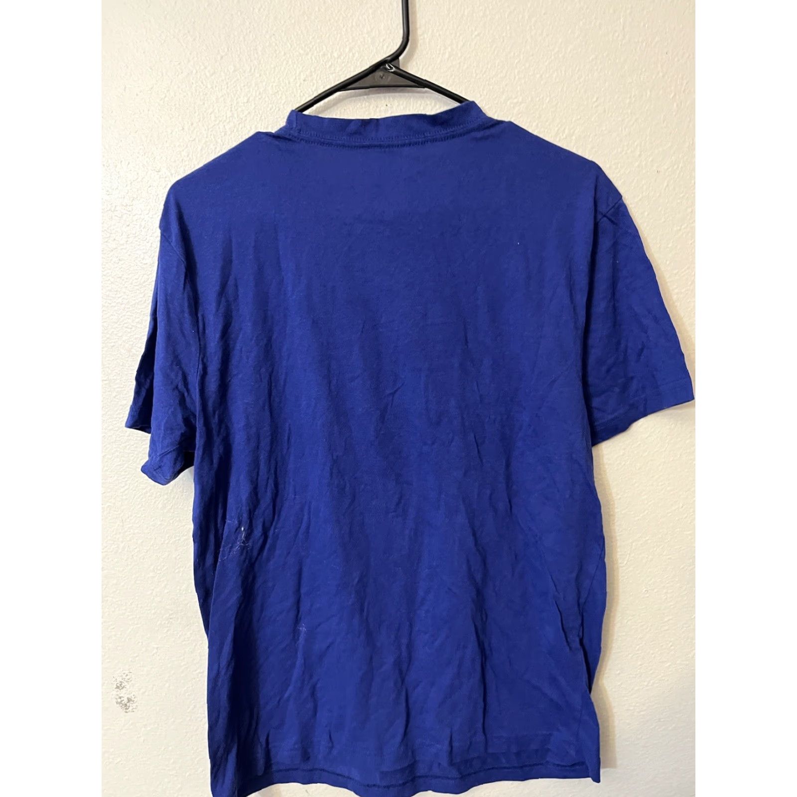 NFL VINTAGE NY Giants NFL Team Apparel T-Shirt Mens Blue Distressed Medium Adult M Relaxed Shirt Size US M / EU 48-50 / 2 - 3 Thumbnail