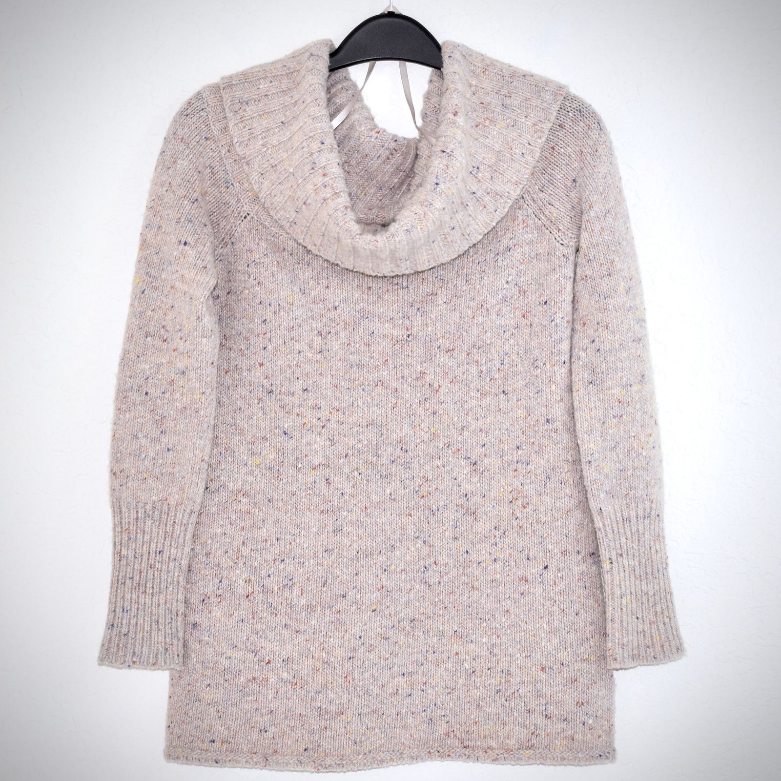 Rebecca Minkoff Rebecca Minkoff Cowl Neck Sweater XS Beige Wool Alpaca Blend Size XS / US 0-2 / IT 36-38 - 1 Thumbnail