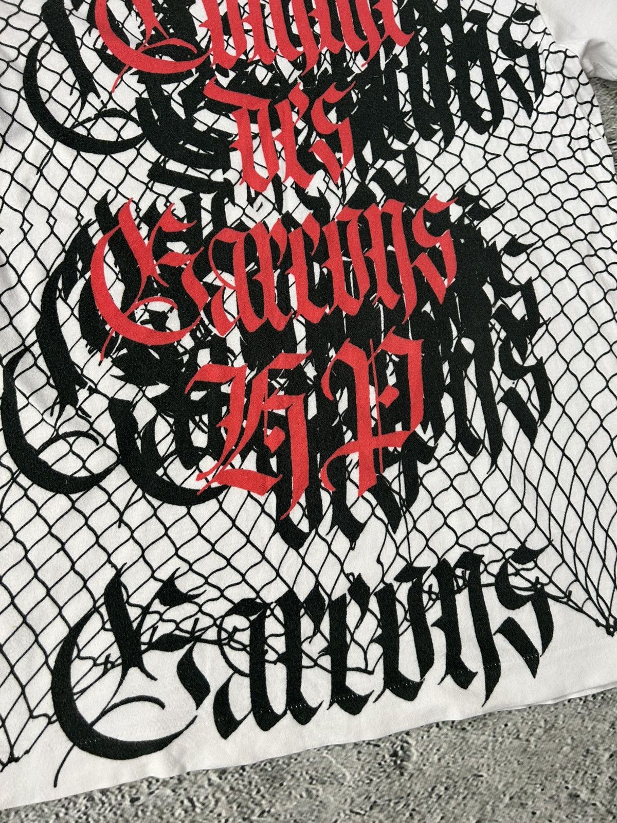 Comme des Garcons Homme Plus Comme Des Garcons T-shirt Gothic AW2019 MIKITYPE graphic tee Size US M / EU 48-50 / 2 - 5 Thumbnail