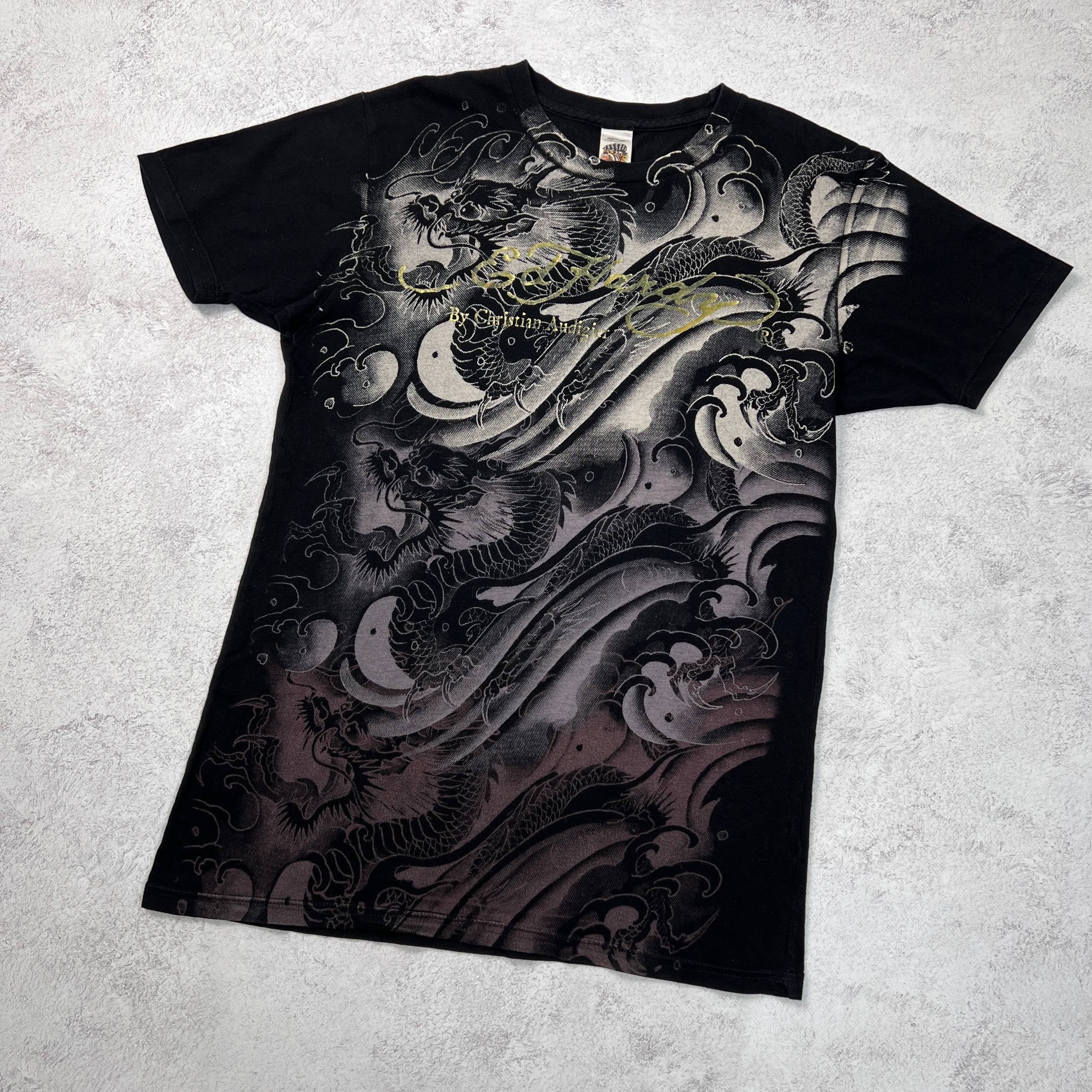 Ed Hardy Ed Hardy by Christian Audigier T-Shirt Dragon Tattoo Print Size US S / EU 44-46 / 1 - 5 Thumbnail