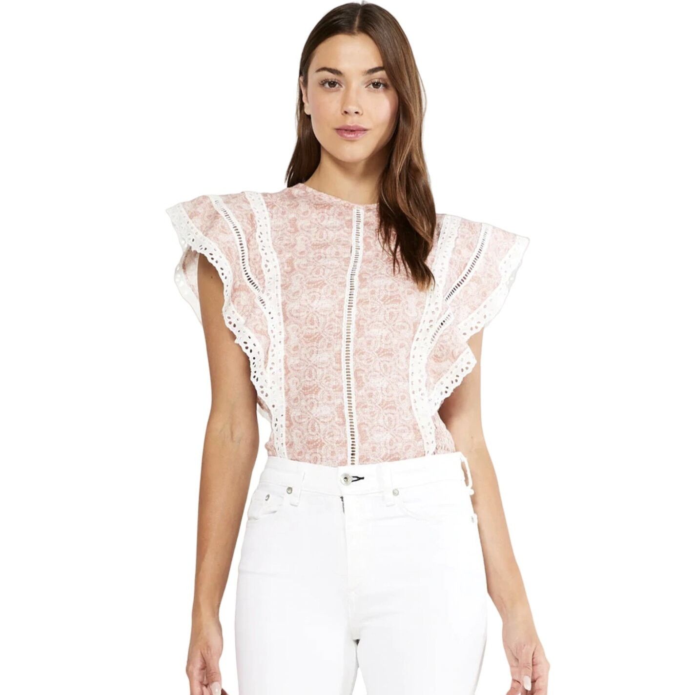 MISA Los Angeles MISA Los Angeles Boho Nilu Blouse - Washed Tile Pink Size XL Size XL / US 12-14 / IT 48-50 - 3 Thumbnail