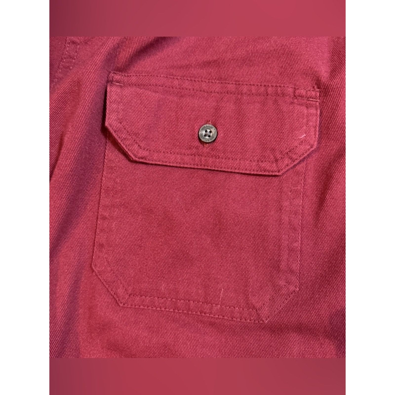 Wrangler Wrangler Flex For Comfort Cotton Burgundy Button Down Sz XL Size US XL / EU 56 / 4 - 5 Thumbnail