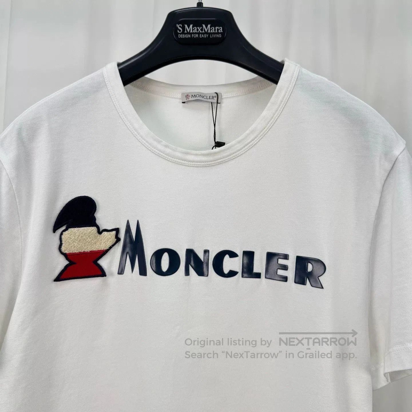 Moncler Moncler Embroidered Printed Letter T-Shirt. Size US L / EU 52-54 / 3 - 3 Thumbnail