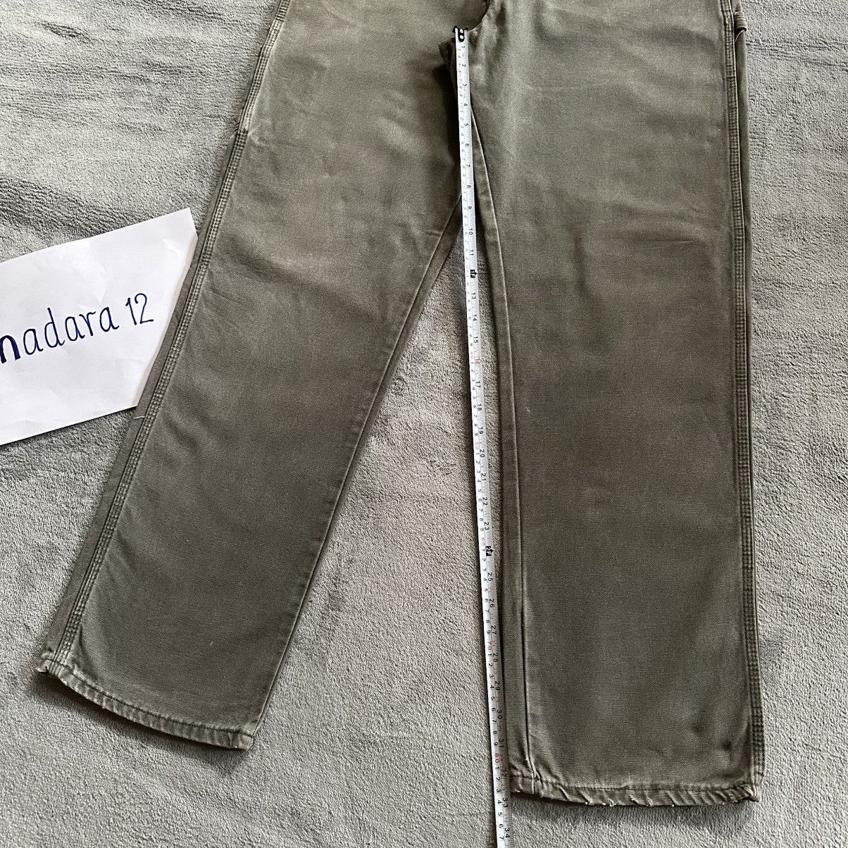 Carhartt × Dickies (36x33) Crazy Vintage Y2K Faded Dickies Carpenter Pants Moss Size US 36 / EU 52 - 11 Thumbnail
