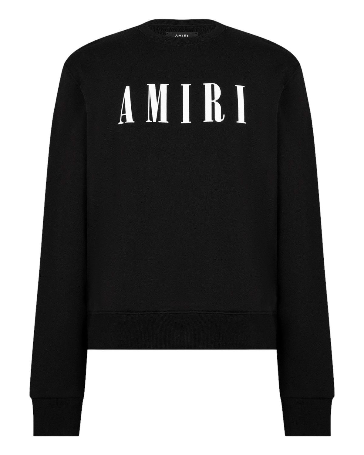 Image of Amiri Xmjl006 Core Logo Crewneck in Black, Men's (Size XL)