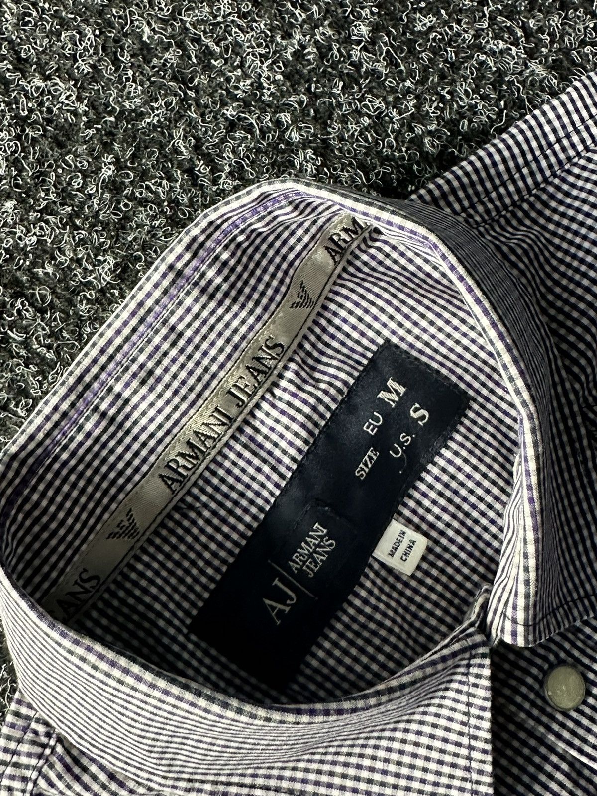 Armani × Vintage RARE🚨 ARMANI JEANS VINTAGE SHIRT LUXURY BUTTON UP 90s Size US M / EU 48-50 / 2 - 5 Thumbnail