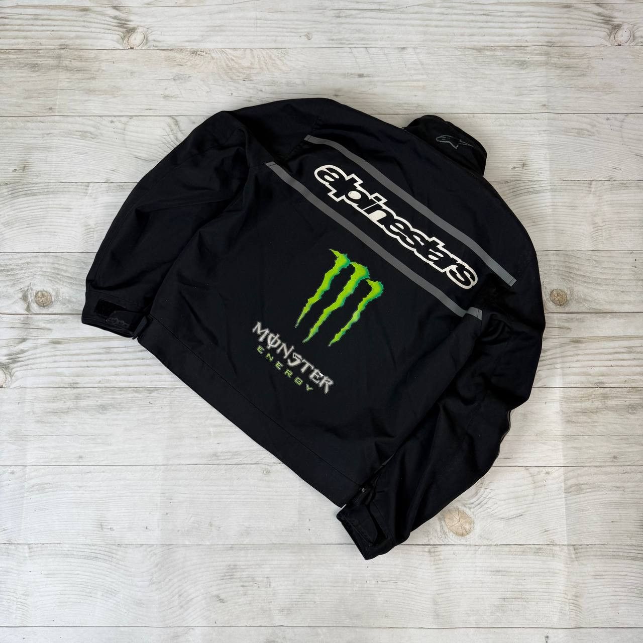 Alpinestars Alpinestars Monster Energy Moto Jacket Armoured Padded Lined Size US L / EU 52-54 / 3 - 2 Thumbnail
