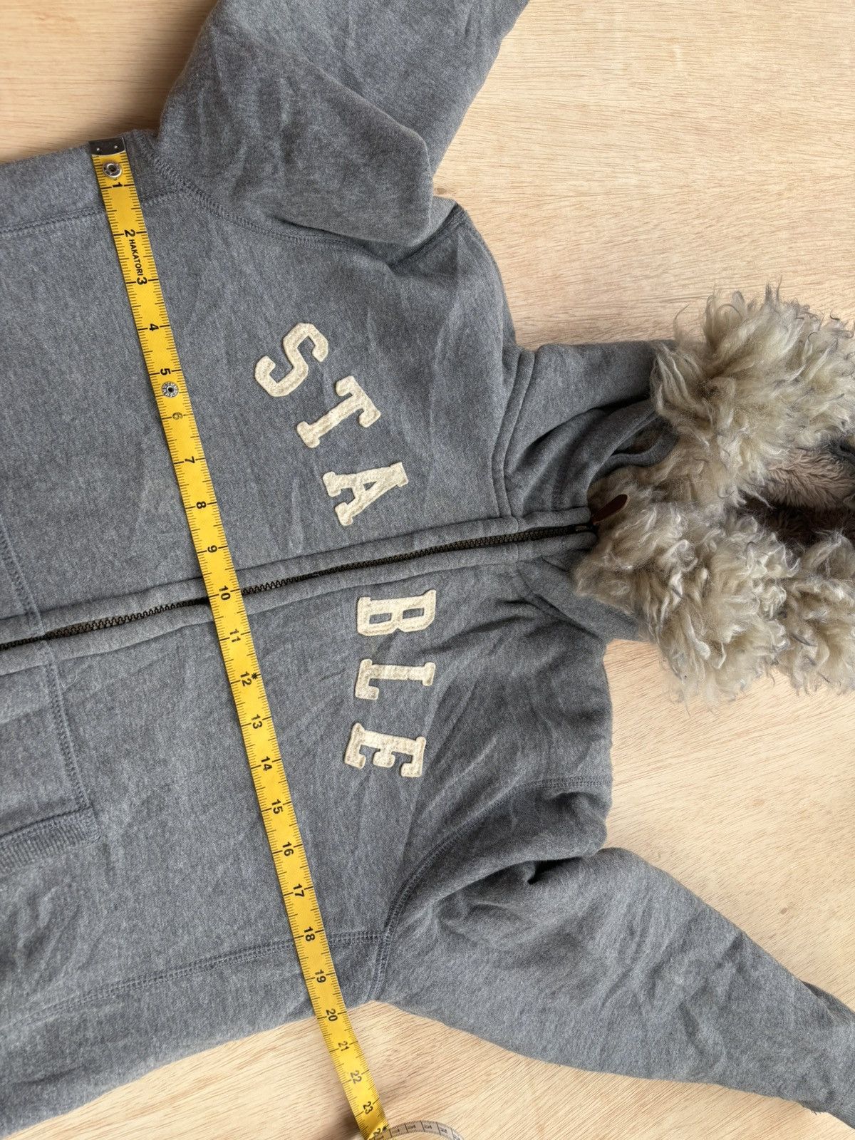 If Six Was Nine × Japanese Brand × Le Grande Bleu (L.G.B.) Fur Hoodie Spao Stable Ifsixwasnine LGB Style Size US L / EU 52-54 / 3 - 9 Thumbnail
