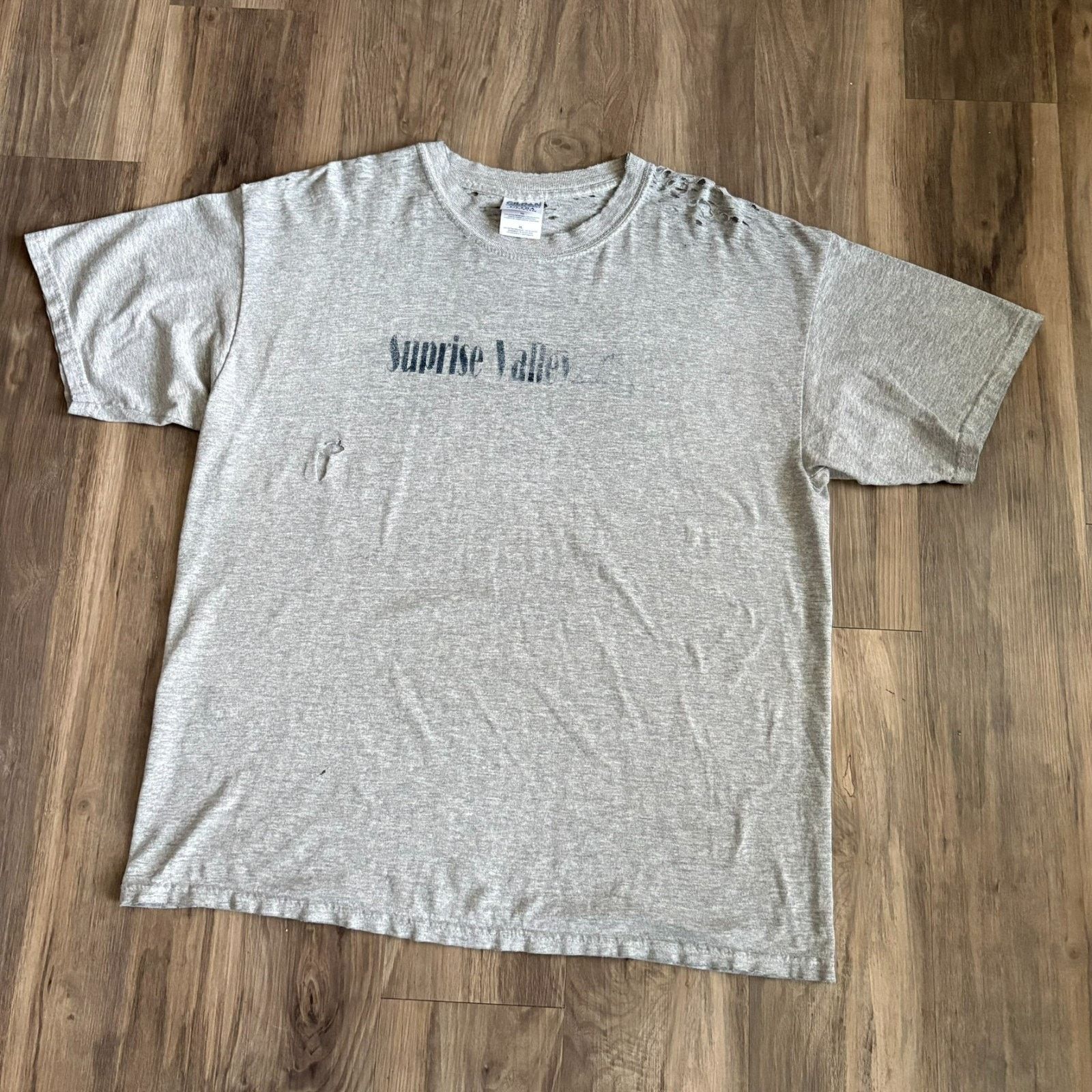 Vintage Vintage Super Thrashed Distressed Worn Zombi T-Shirt Size XL Size US XL / EU 56 / 4 - 2 Thumbnail