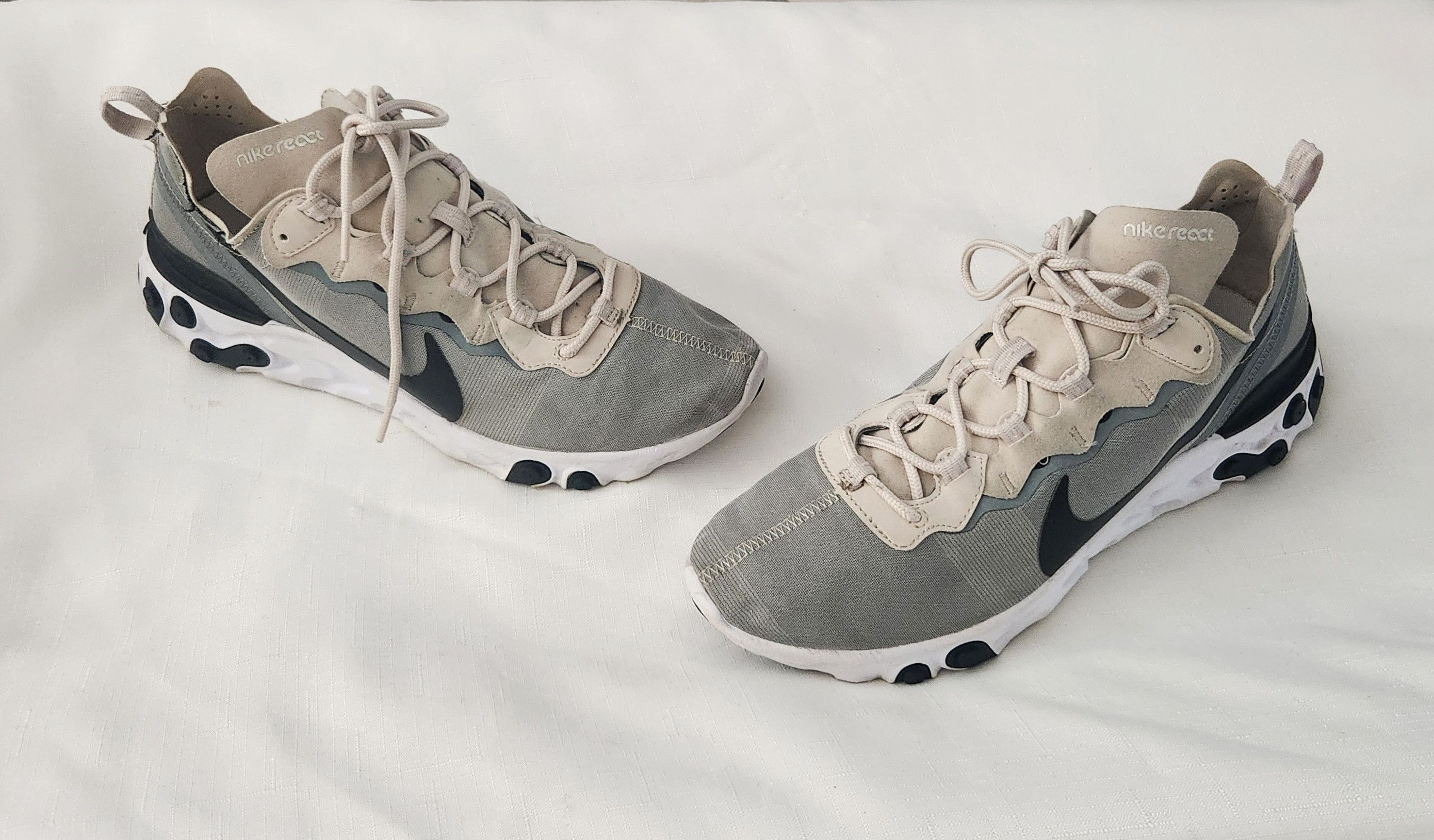 Nike Streetwear Very Rare Nike React Low Black Gray Tan Running BQ6166 100 18 Size 11 Grailed