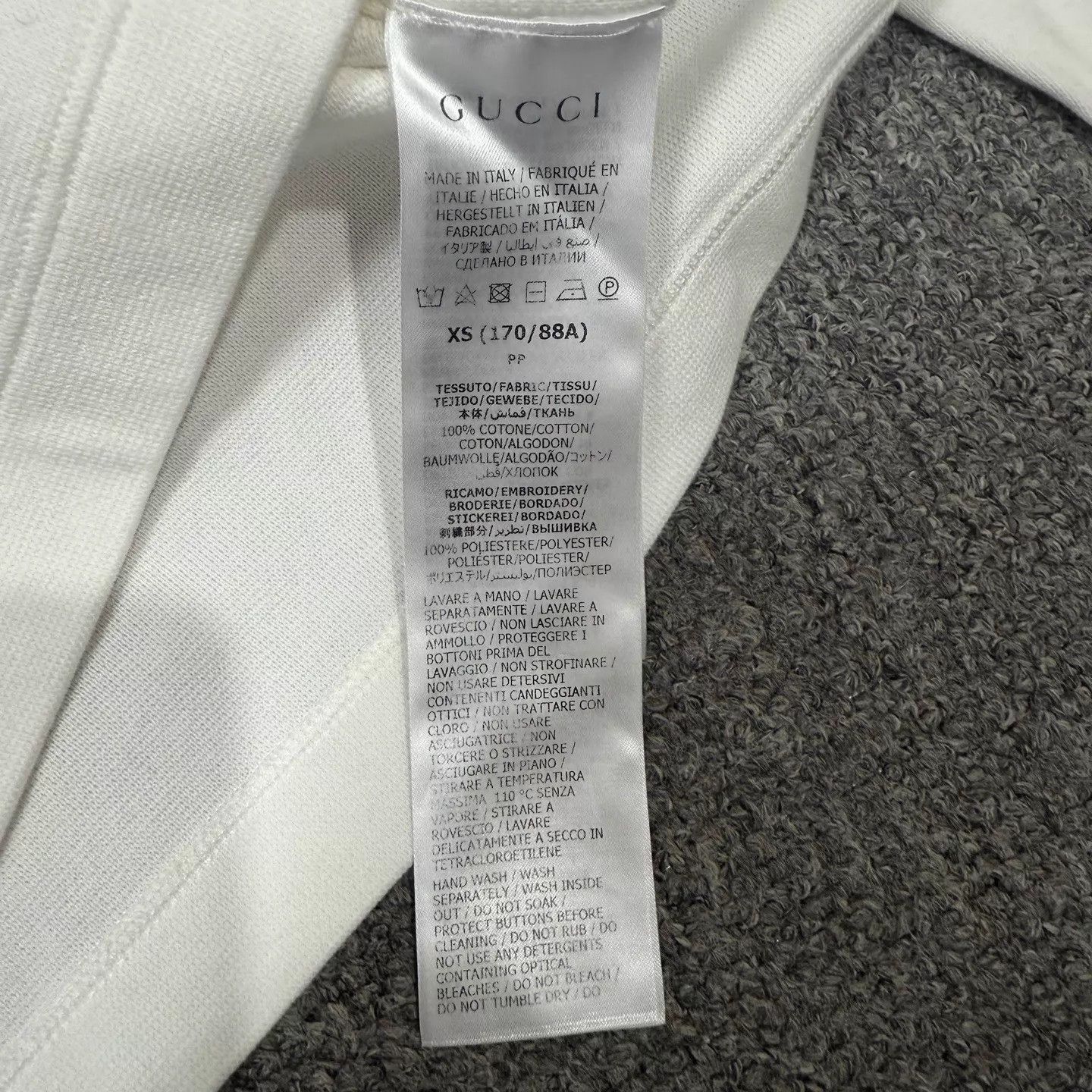 Gucci Gucci minimal white collared longsleeve Tee XS 95 new Size US XS / EU 42 / 0 - 4 Thumbnail