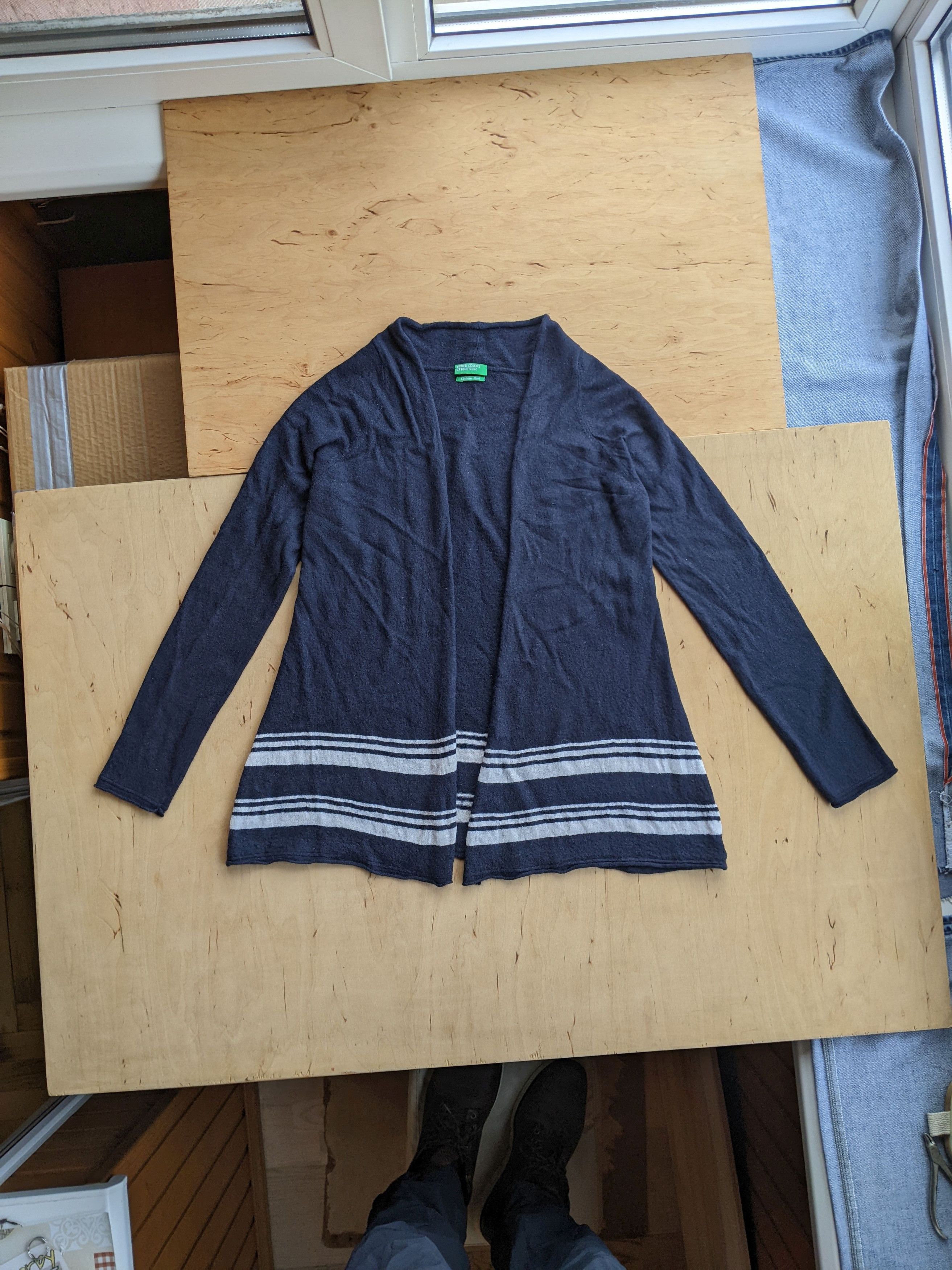 United Colors Of Benetton Benetton Womens Cardigan Sweater Knitwear Polo Ralph Lauren Size XS / US 0-2 / IT 36-38 - 2 Thumbnail