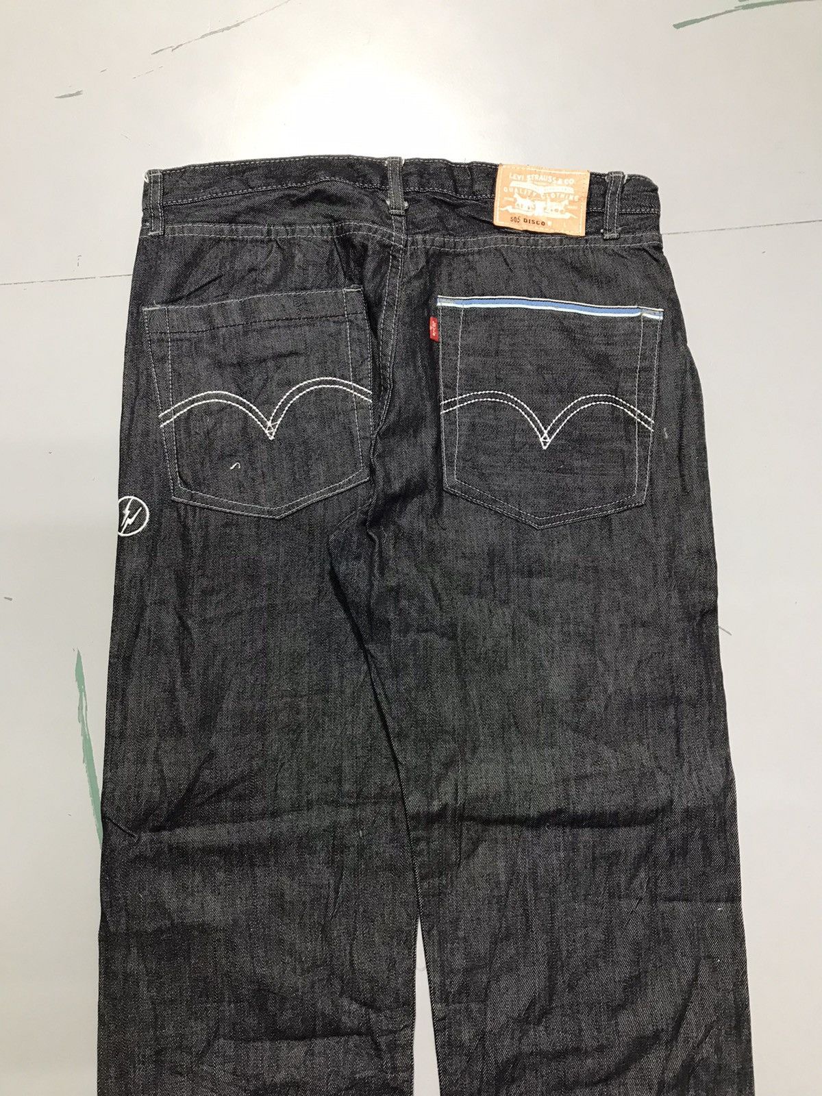 Levi's Vintage Levi’s 505 disco salvage denim Size US 34 / EU 50 - 9 Thumbnail
