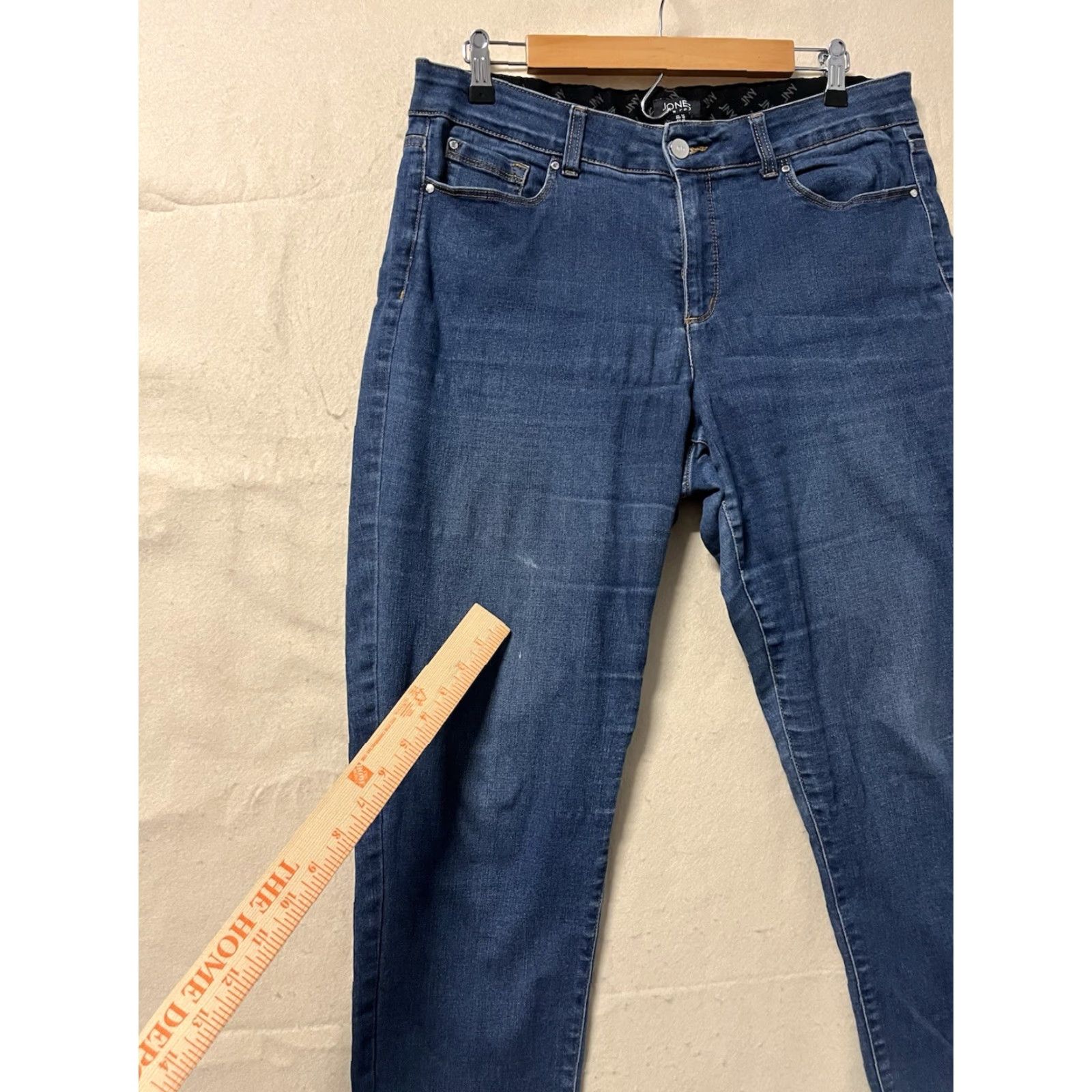 Jones New York Jones New York Women's Jeans Denim Straight Leg Day Jeans Size 12 Blue See Pics Size 34" / US 12 / IT 48 - 6 Thumbnail