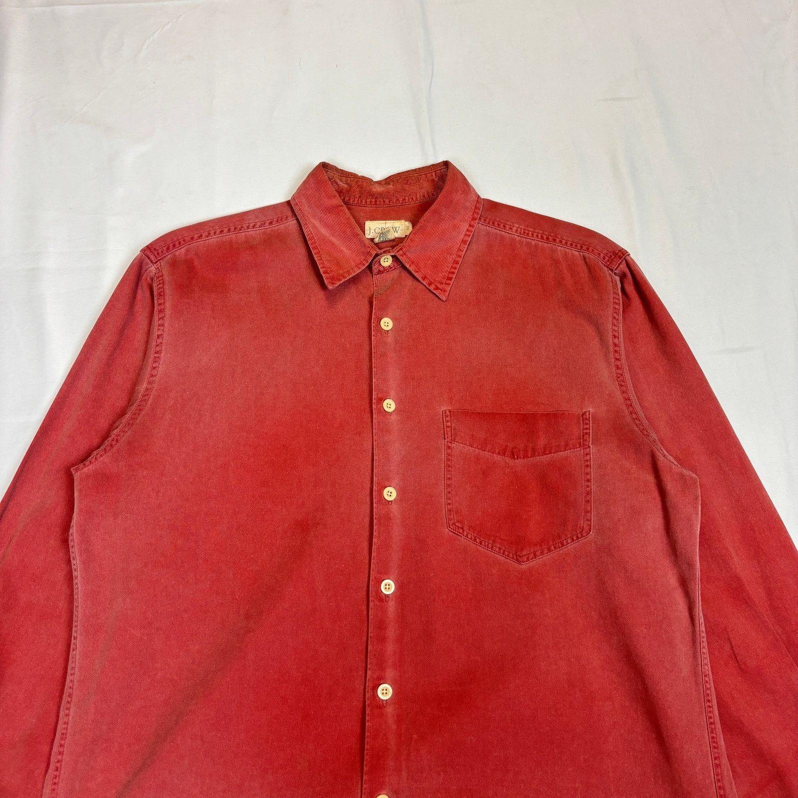 J.Crew Vintage J Crew Oarsman Shirt Corduroy Collar Men's Medium Size US M / EU 48-50 / 2 - 2 Thumbnail