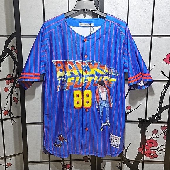 Other Back to the Future Marty McFly Baseball Jersey Large Size US L / EU 52-54 / 3 - 1 Thumbnail