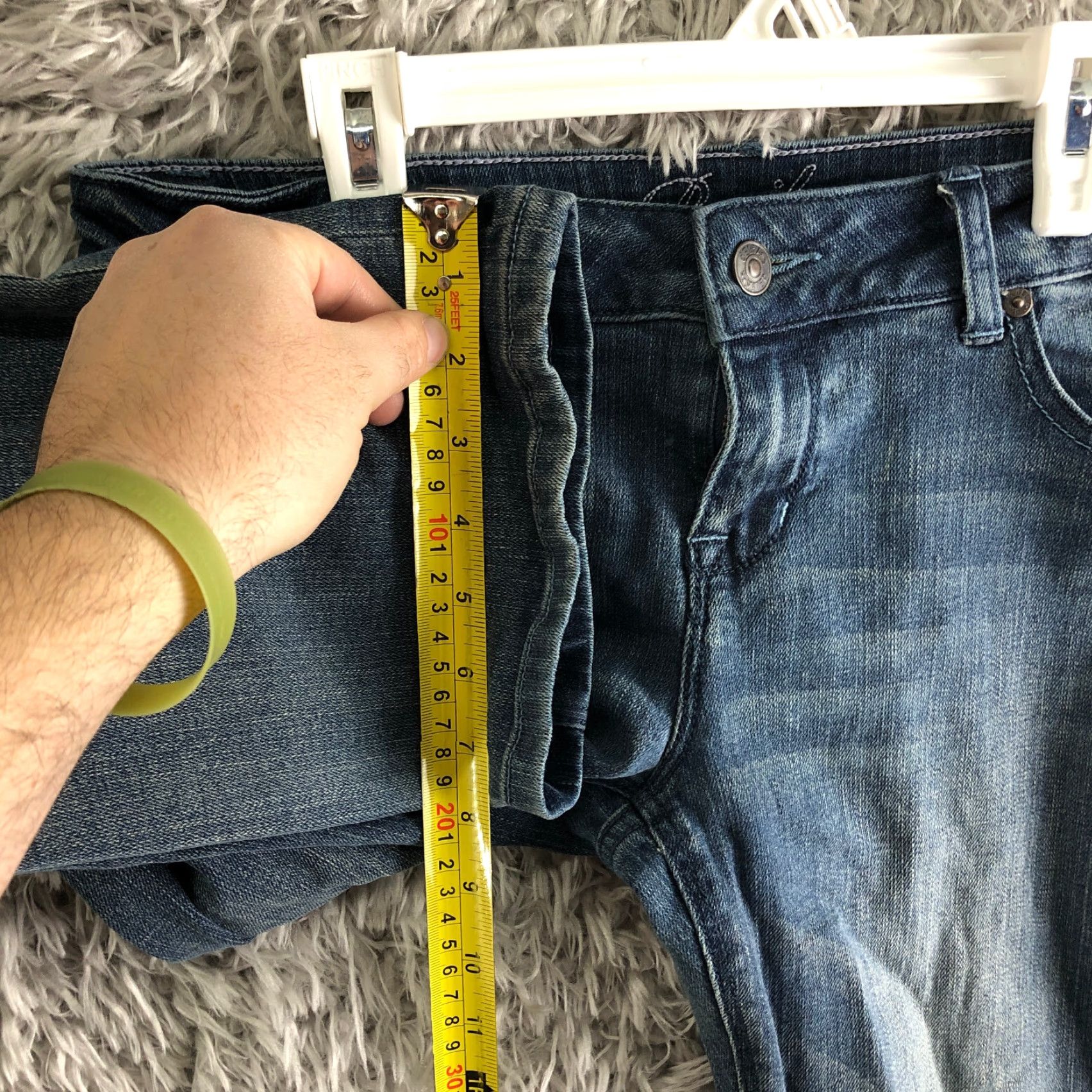Vintage dELiA's Womens Jeans Bailey Mid Rise Medium Wash Blue Denim 9/10 - Regular Womens Jeans Size 30" / US 8 / IT 44 - 4 Thumbnail